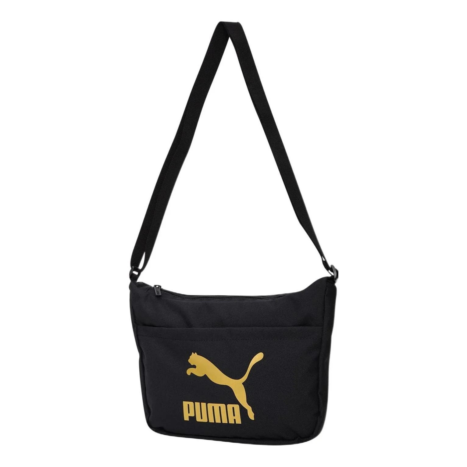 PUMA Originals Urban Mini Messenger Shoulder Bag 'Black Gold' 078817-01 - 1