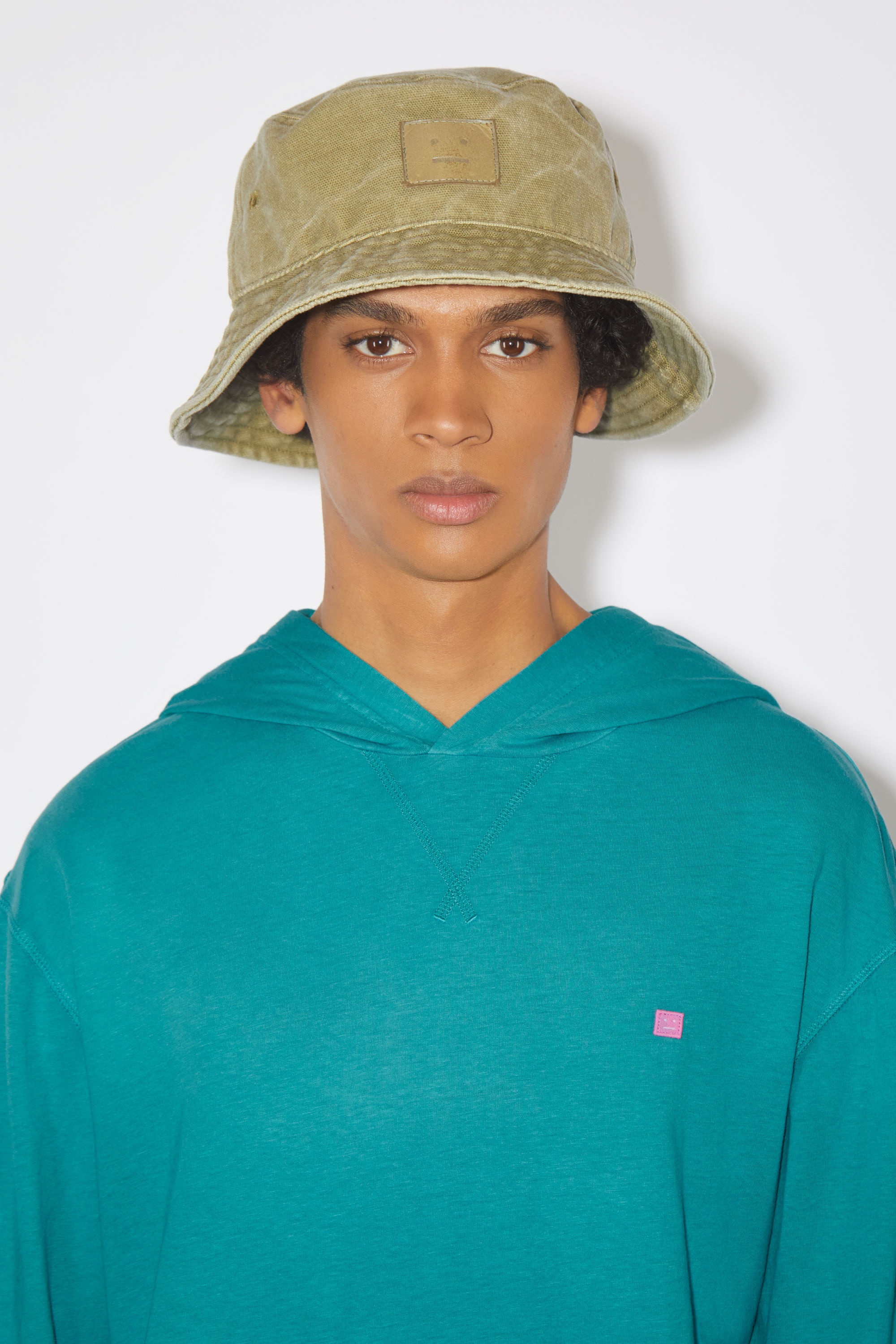 Hooded sweater- Regular fit - Sea green - 4