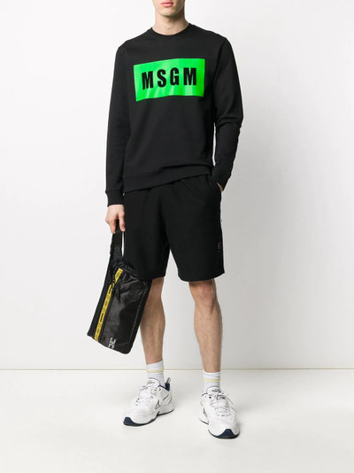 MSGM logo-print sweatshirt outlook