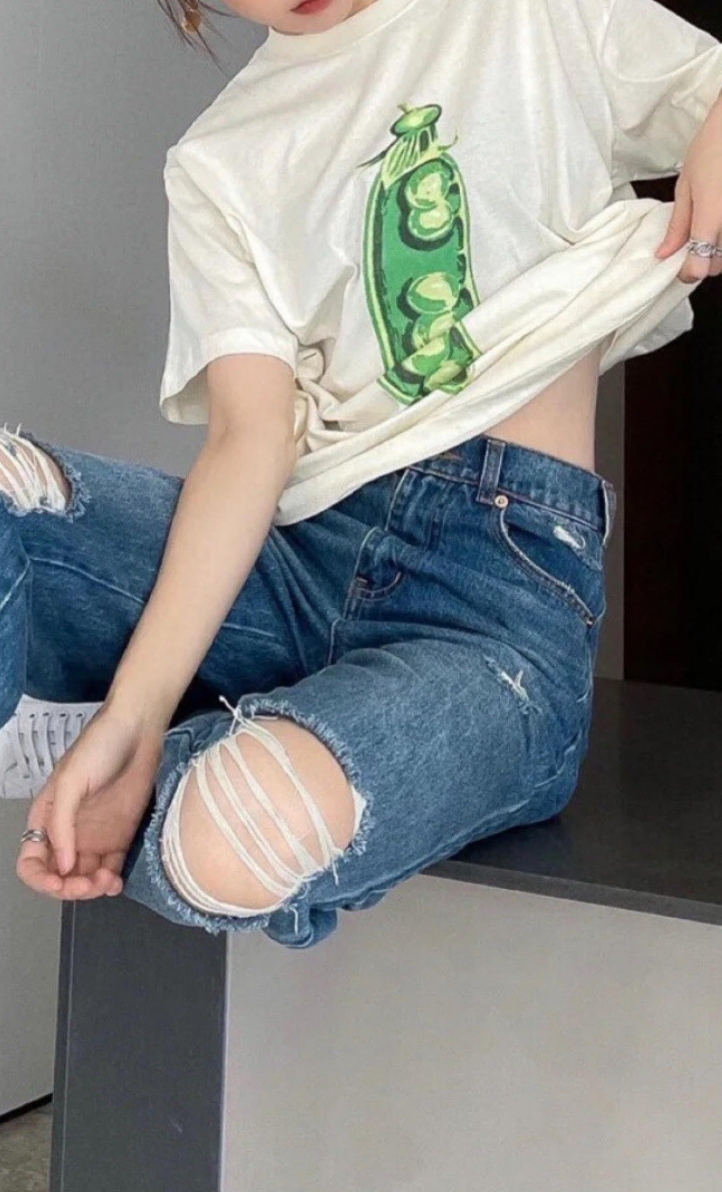 x Ken Scott Pea Print T-shirt - 6