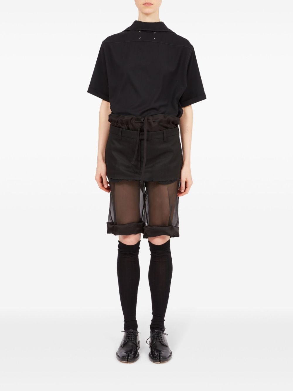 deconstructed layered midi skirt - 2