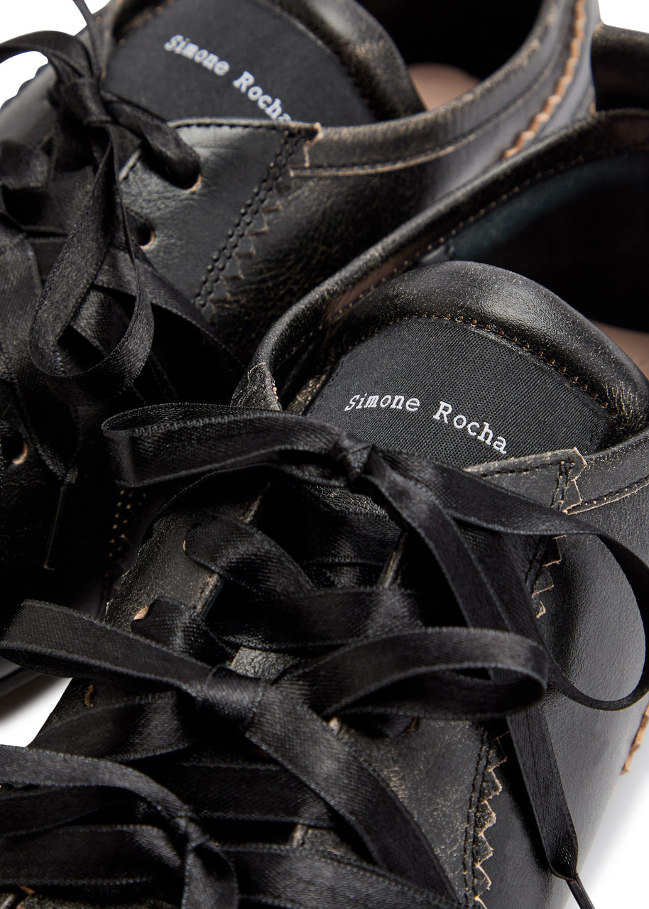 Simone Rocha Ballerina Grip Leather Sneakers - 4