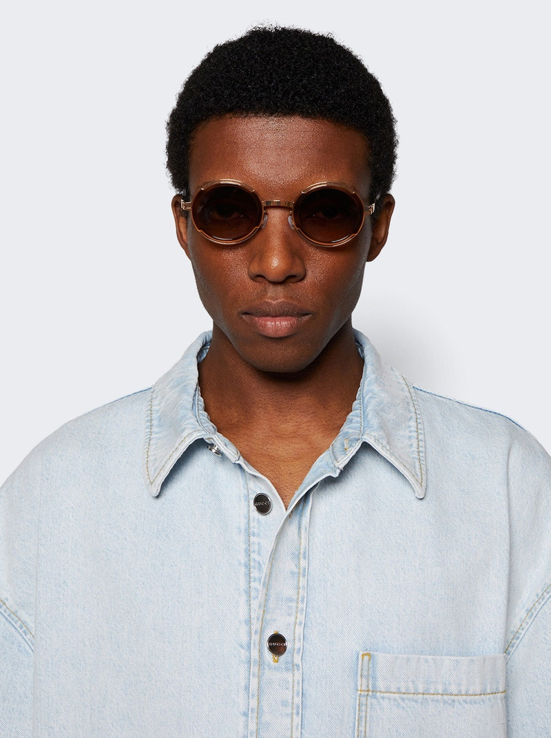 MYKITA Pearl Sunglasses Champagne Gold And Zanzibar outlook