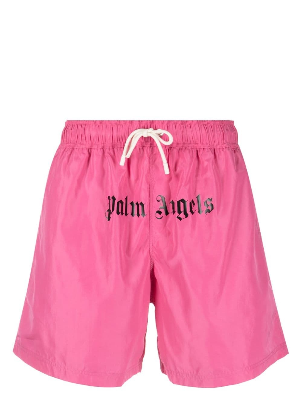 logo-print swim shorts - 1