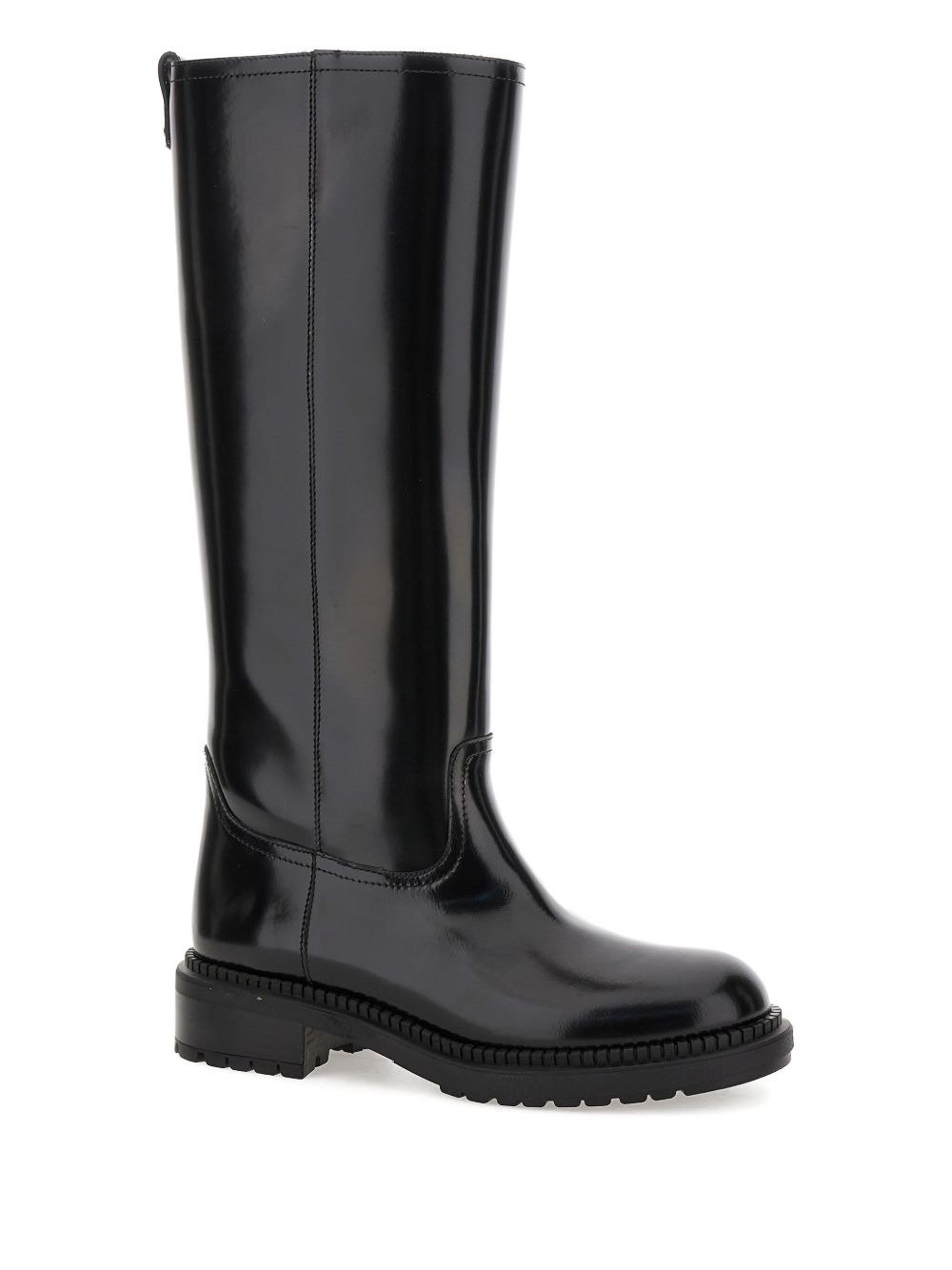 zip-up leather boots - 2