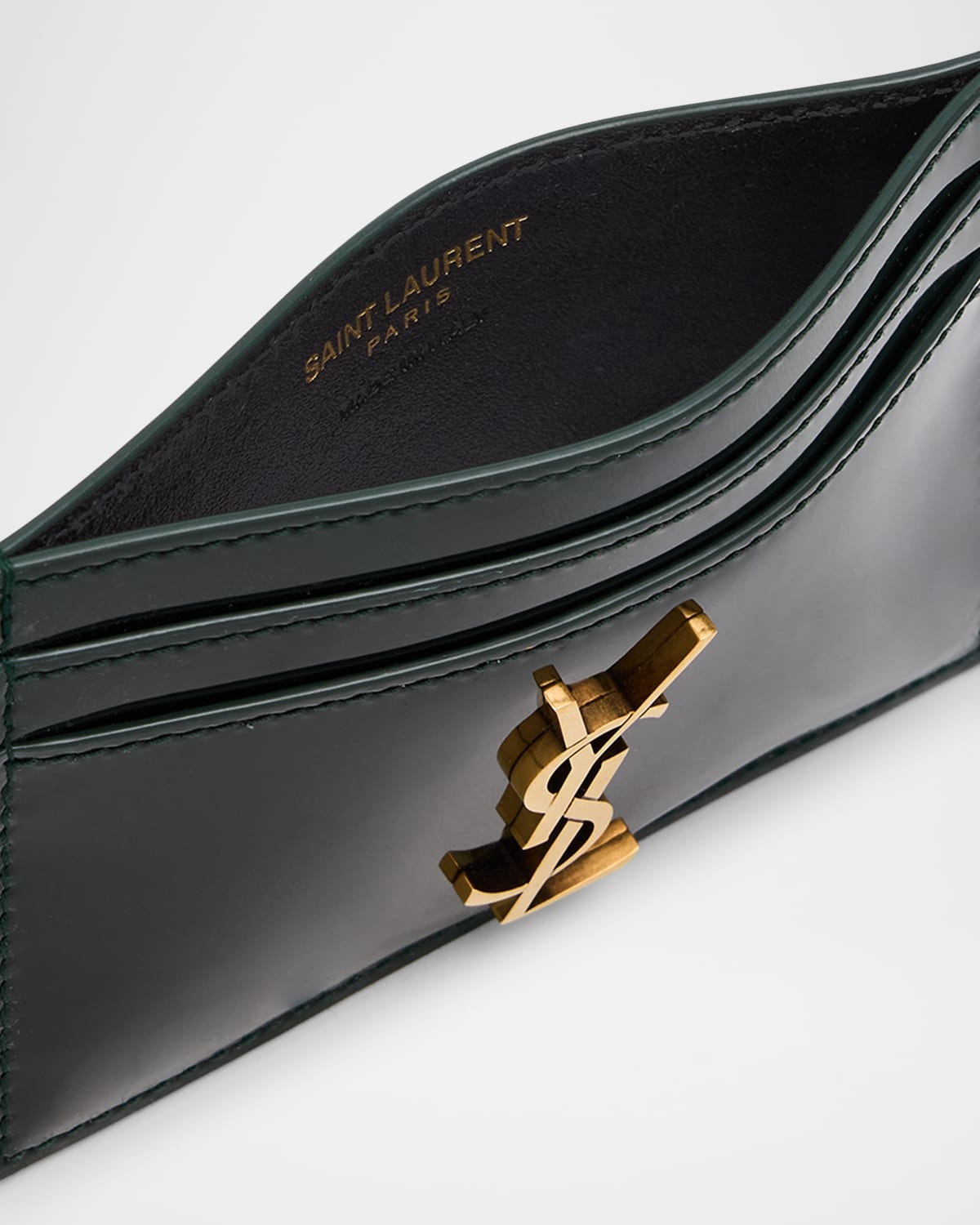 YSL Card Holder in Patent Leather - 4
