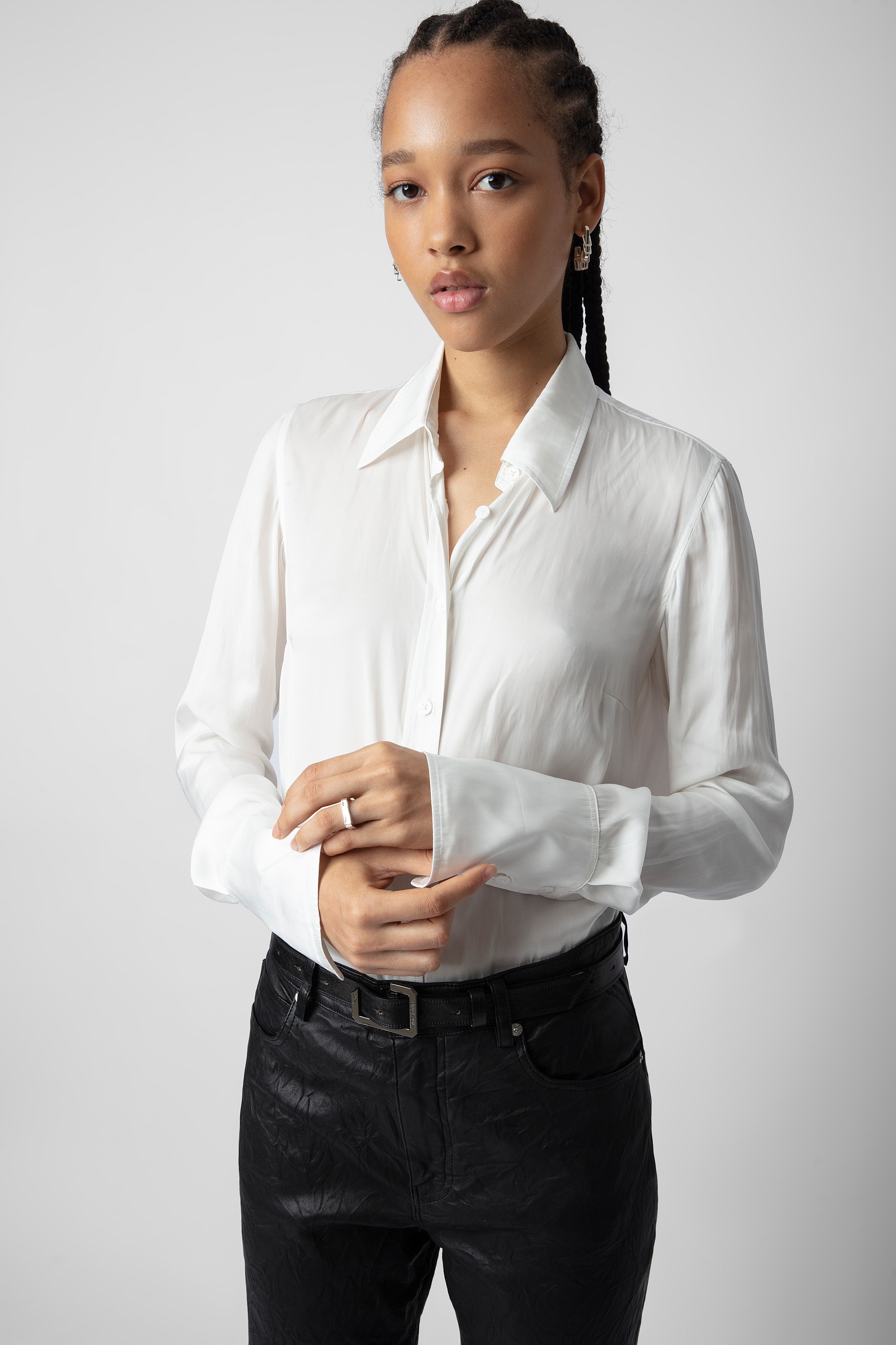 Tasko Satin Shirt - 2