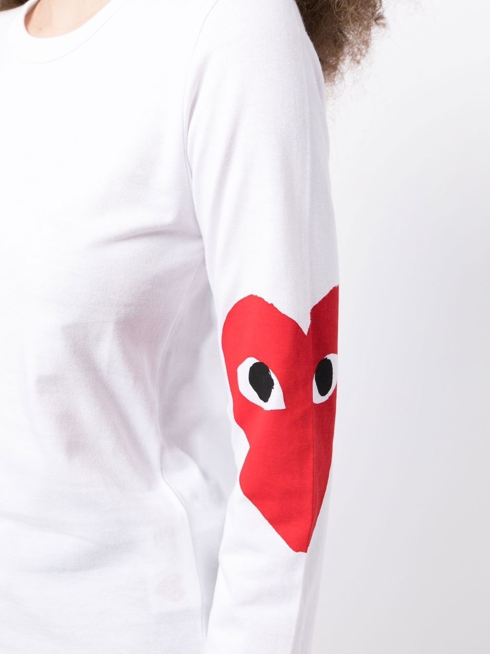 logo-print crew neck top - 10