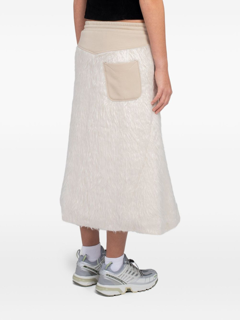 faux-fur midi skirt 3