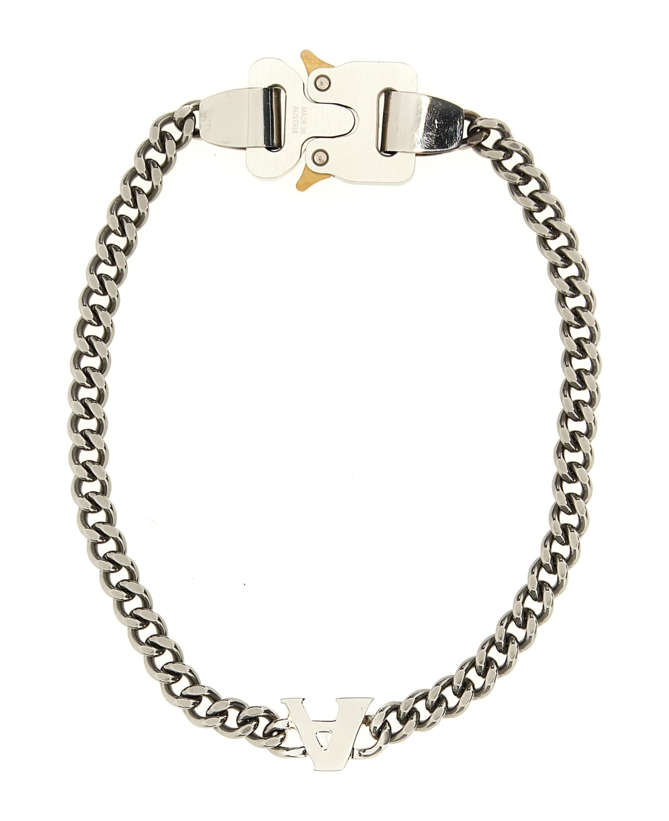 Buckle Charm Logo Necklace - 2