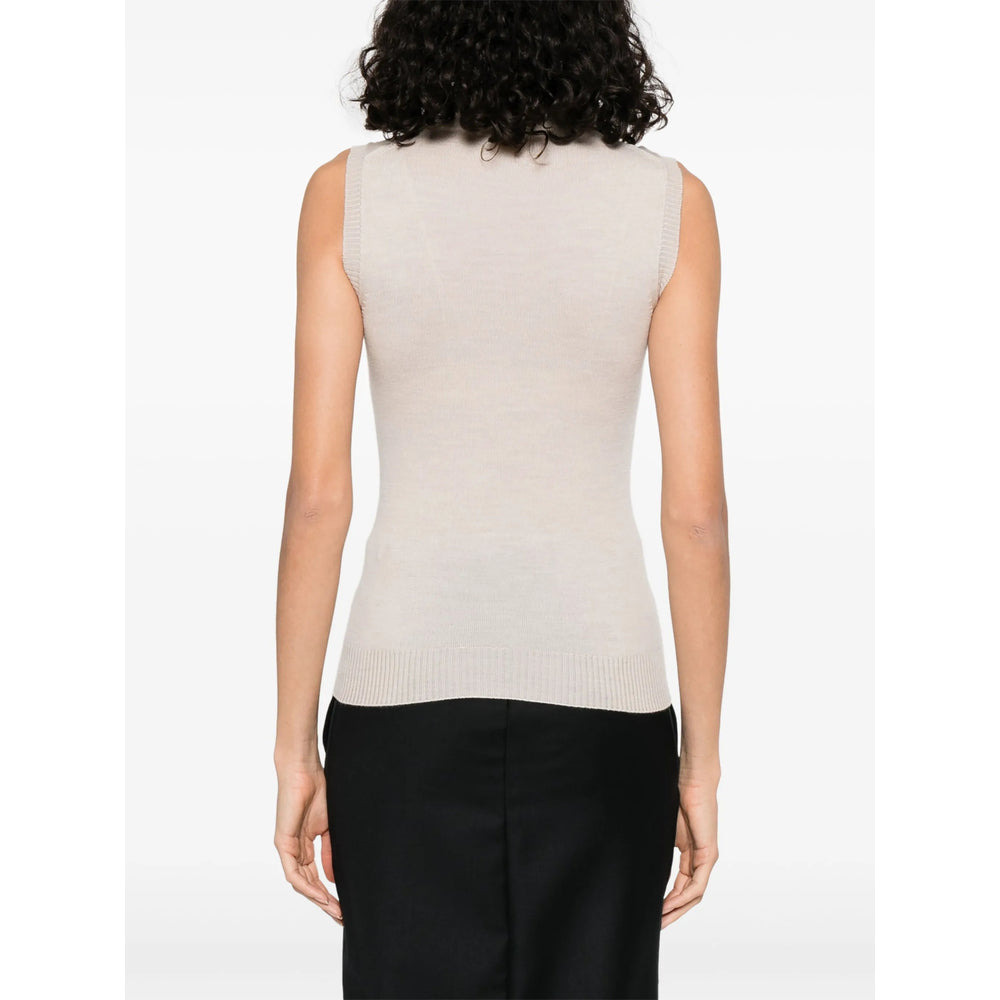 Sportmax Neutrals Tops - Vests & Tank Tops Women - 2