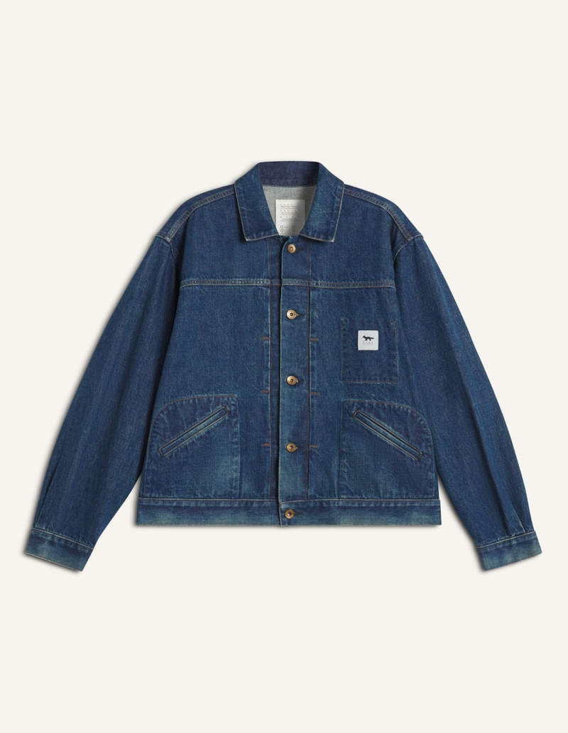 MAISON KITSUNE x KURO SELVEDGE VOYAGE DENIM JACKET 1
