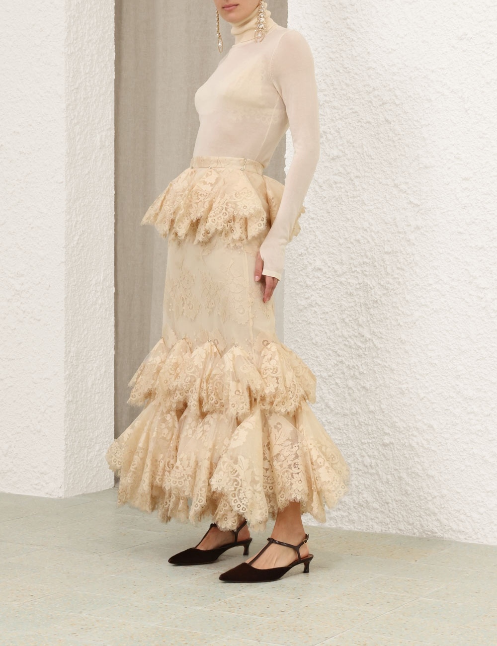 スカート Zimmermann Zimmermann Eden Handkerchief Midi Skirt Zimmermann Skirts | Australian Designer Collection | Coveti
