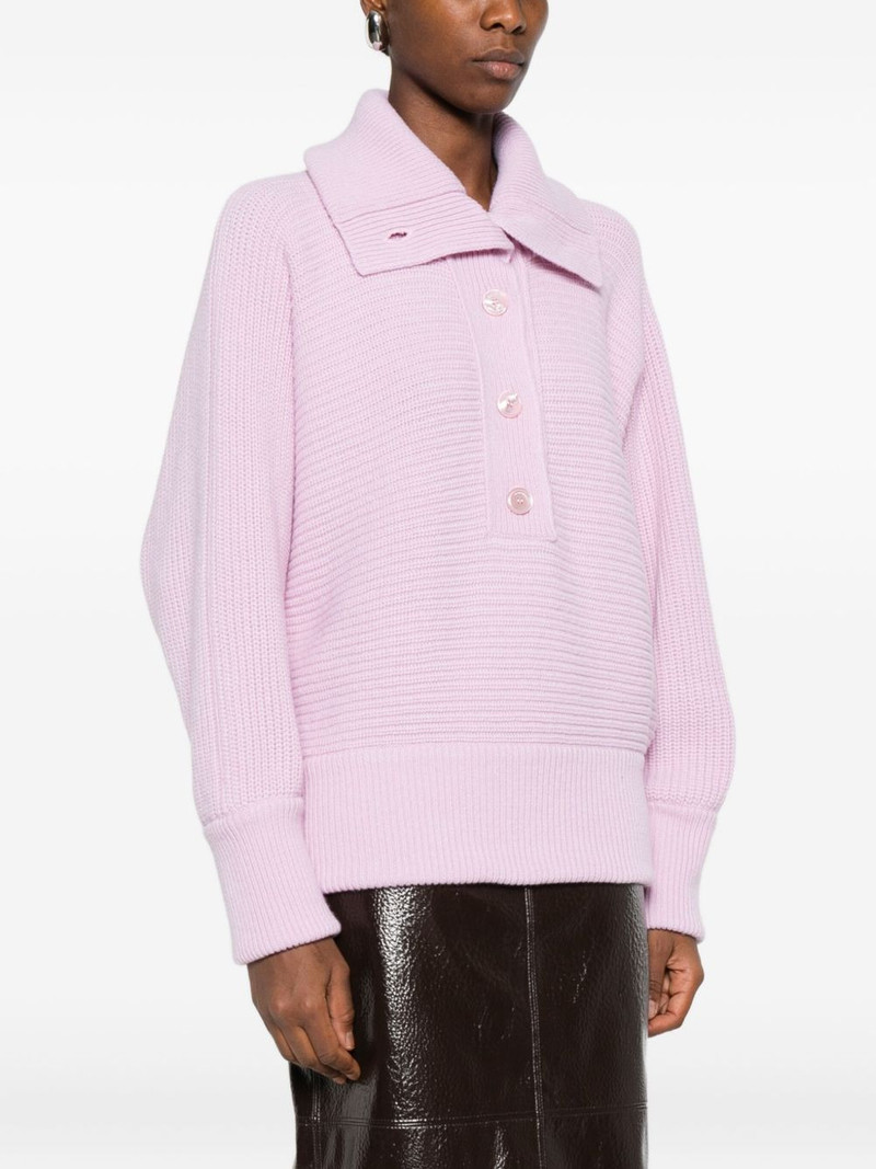 high-neck button-placket jumper 3