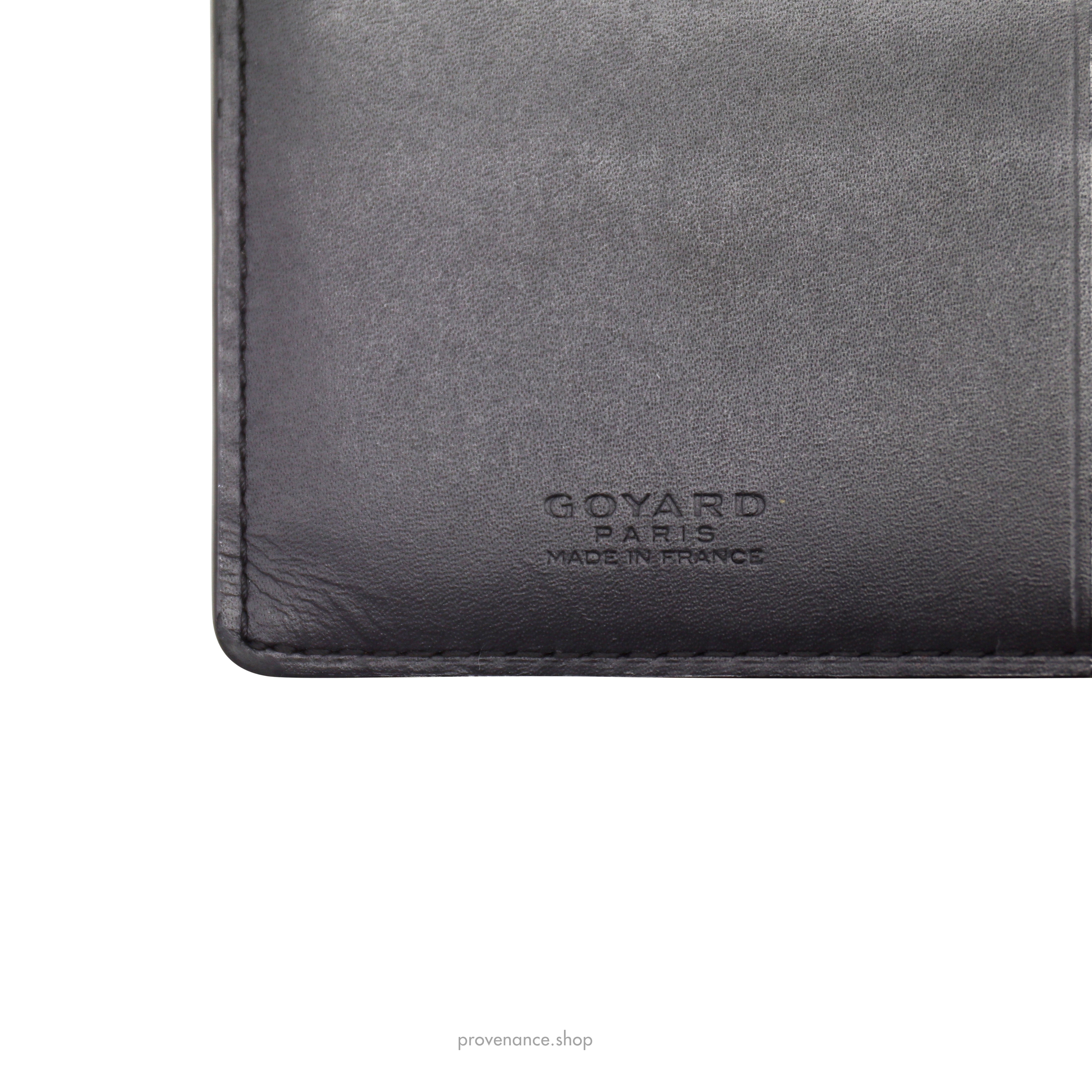 Goyard St. Roch Vertical Long Wallet - Black Goyardine - 5