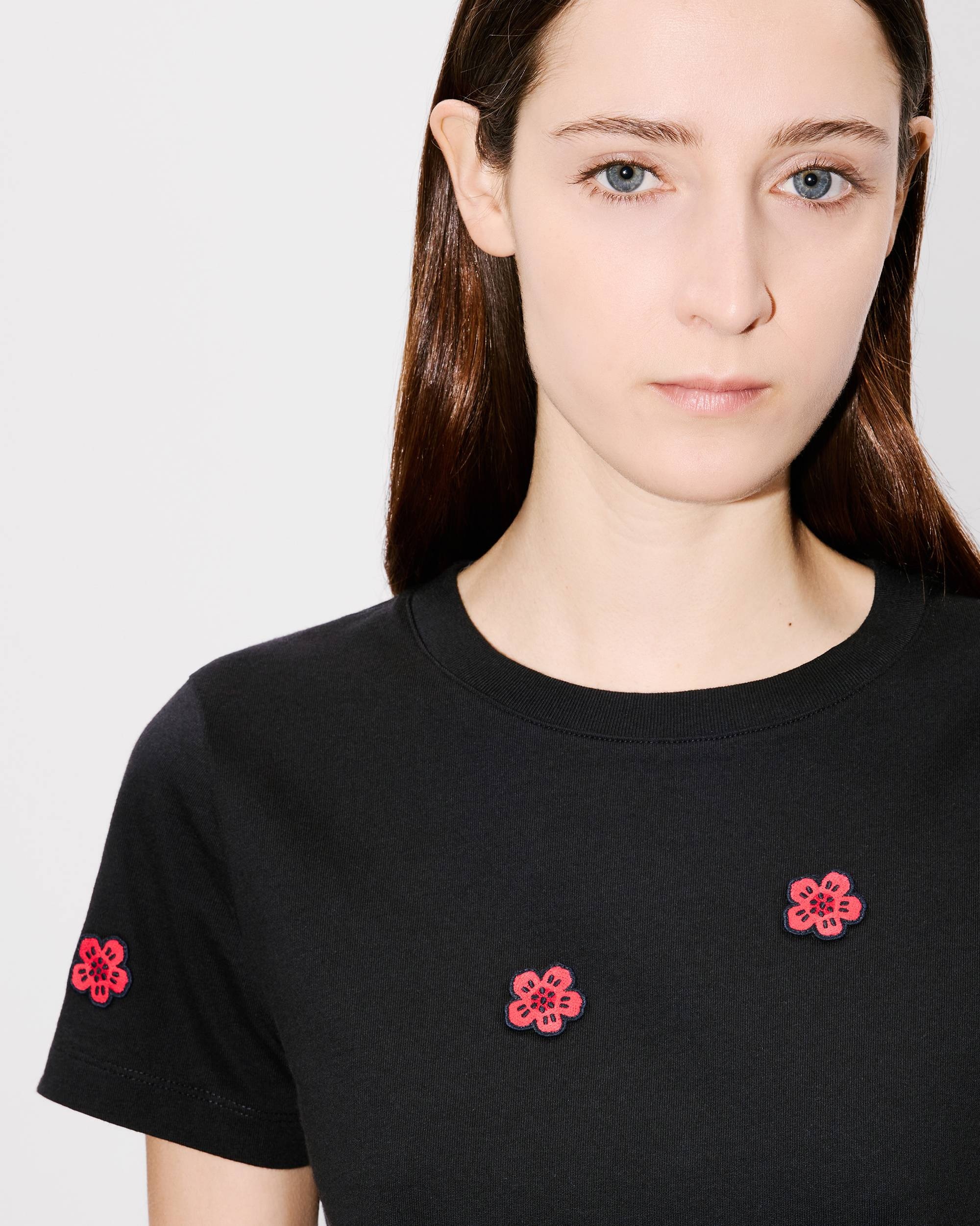 'Boke Flower' classic embroidered T-shirt - 6
