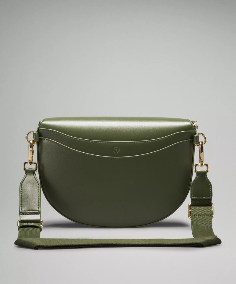 Cactus Material Saddle Crossbody Bag 2L 3