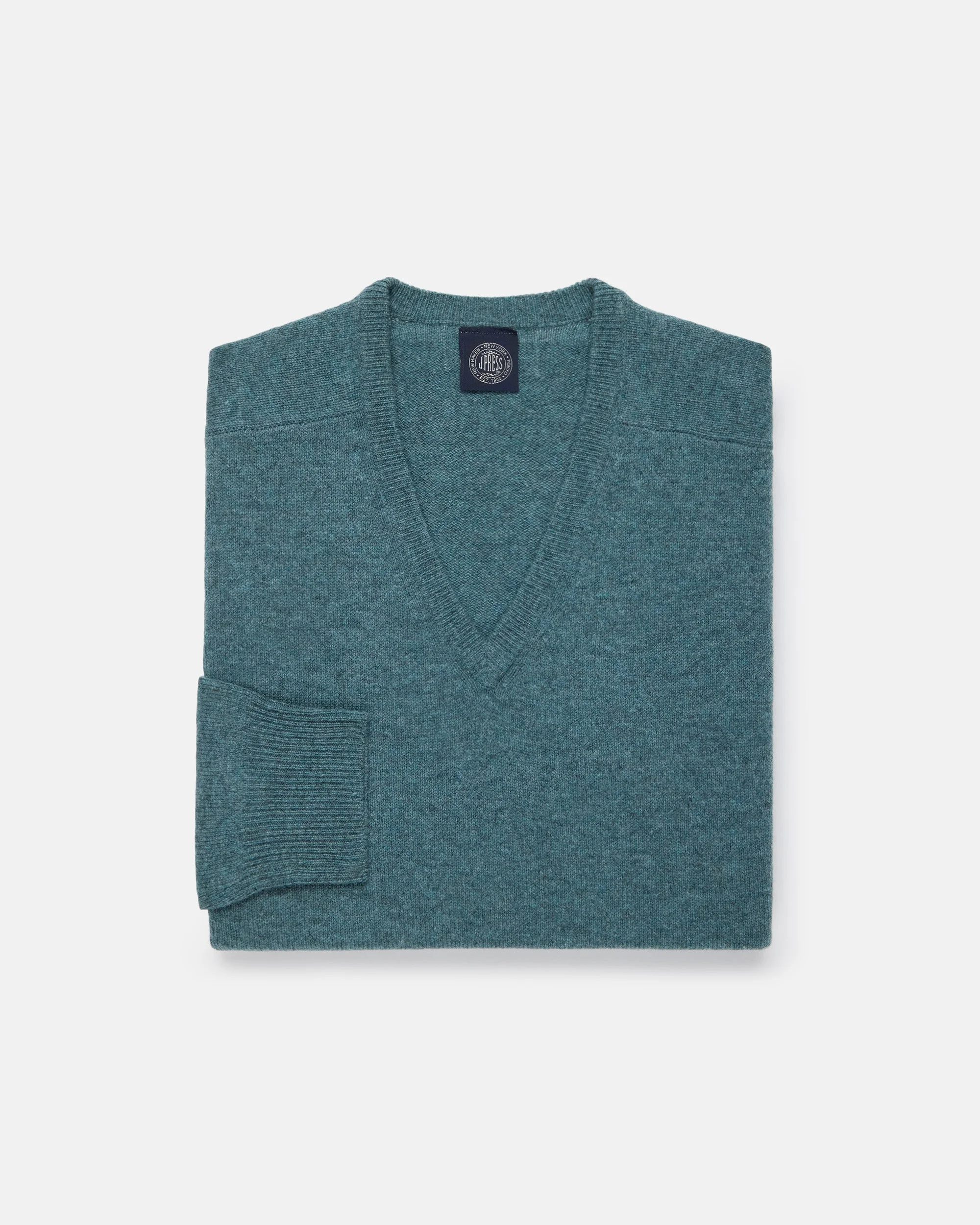 LOVAT LAMBSWOOL V-NECK SWEATER - 1