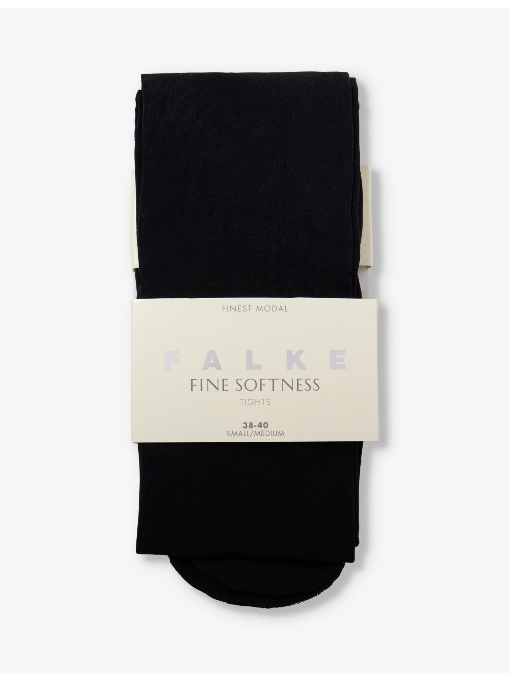 Fine softness stretch woven-blend tights - 1
