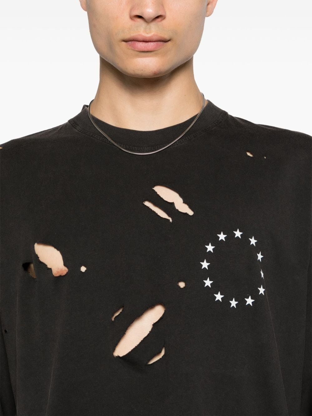 Spirit Ls Europa distressed T-shirt - 5