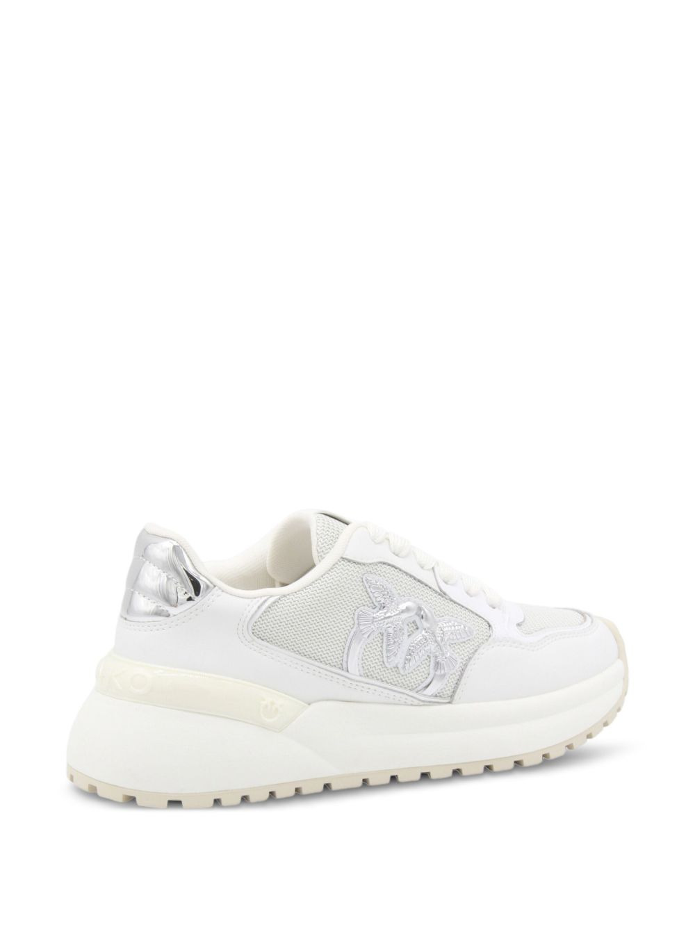 Love Birds-embellished platform sneakers - 3