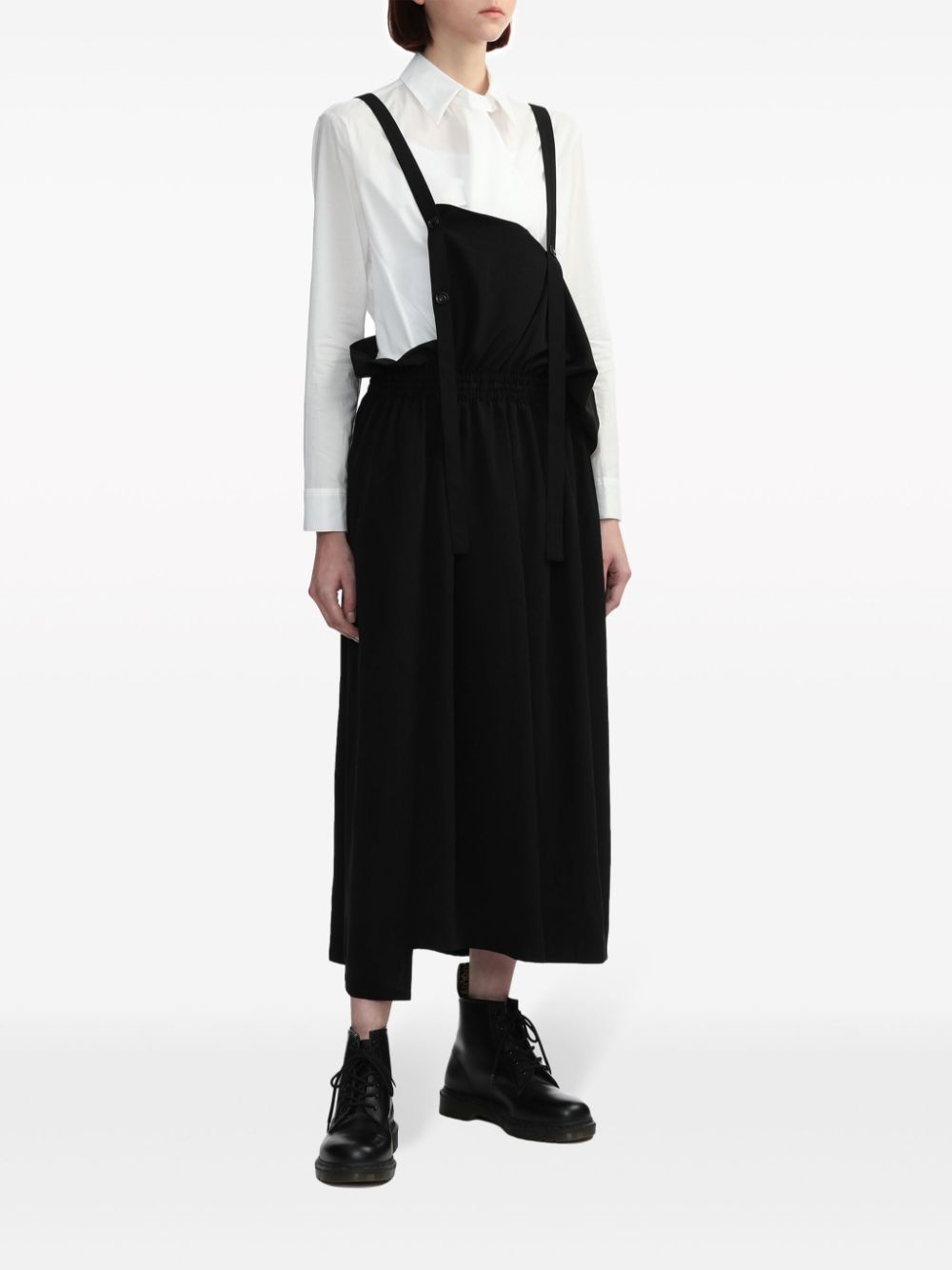 ruffle-detailing cotton shirt - 2