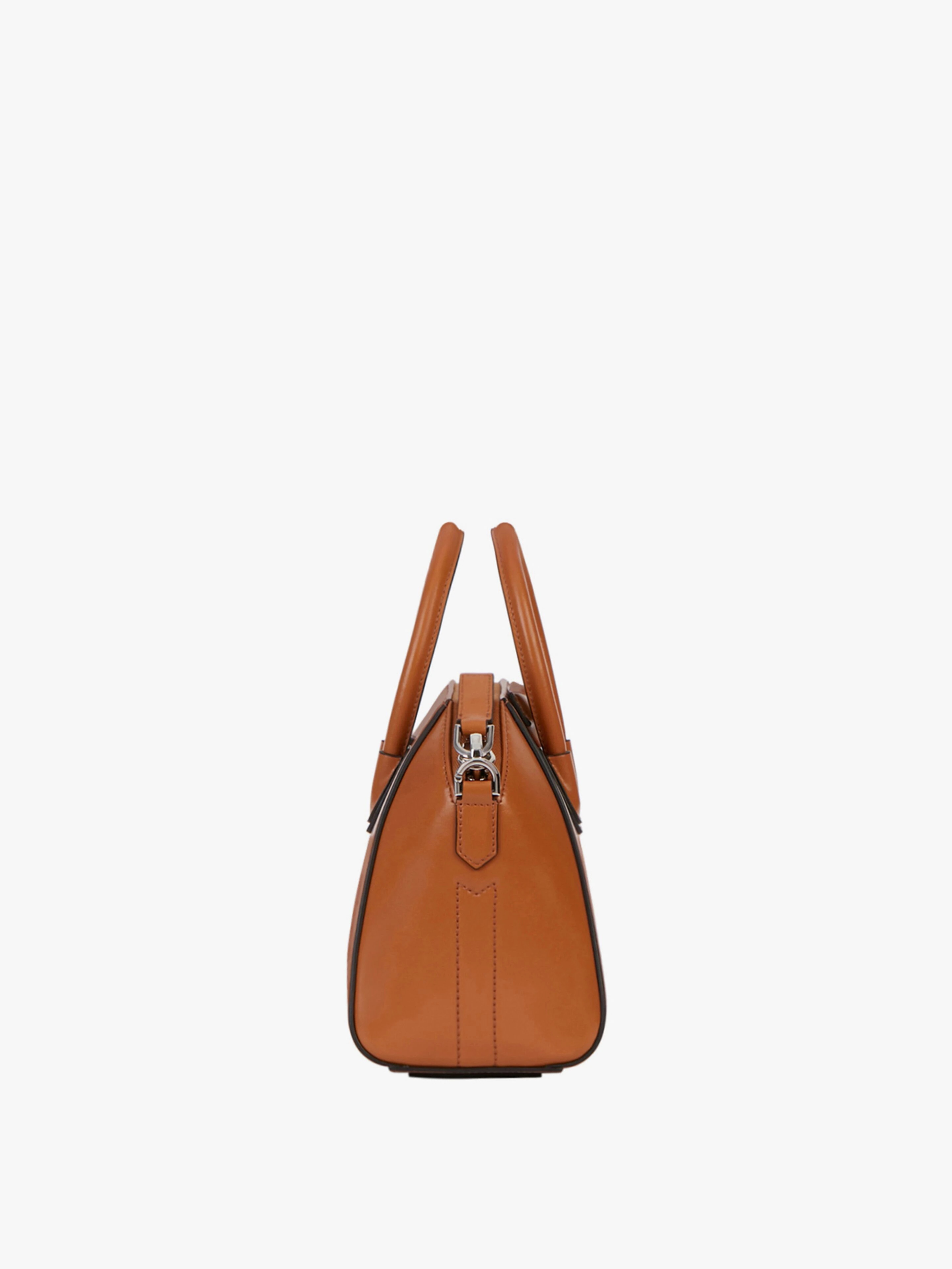 MINI ANTIGONA BAG IN BOX LEATHER - 2
