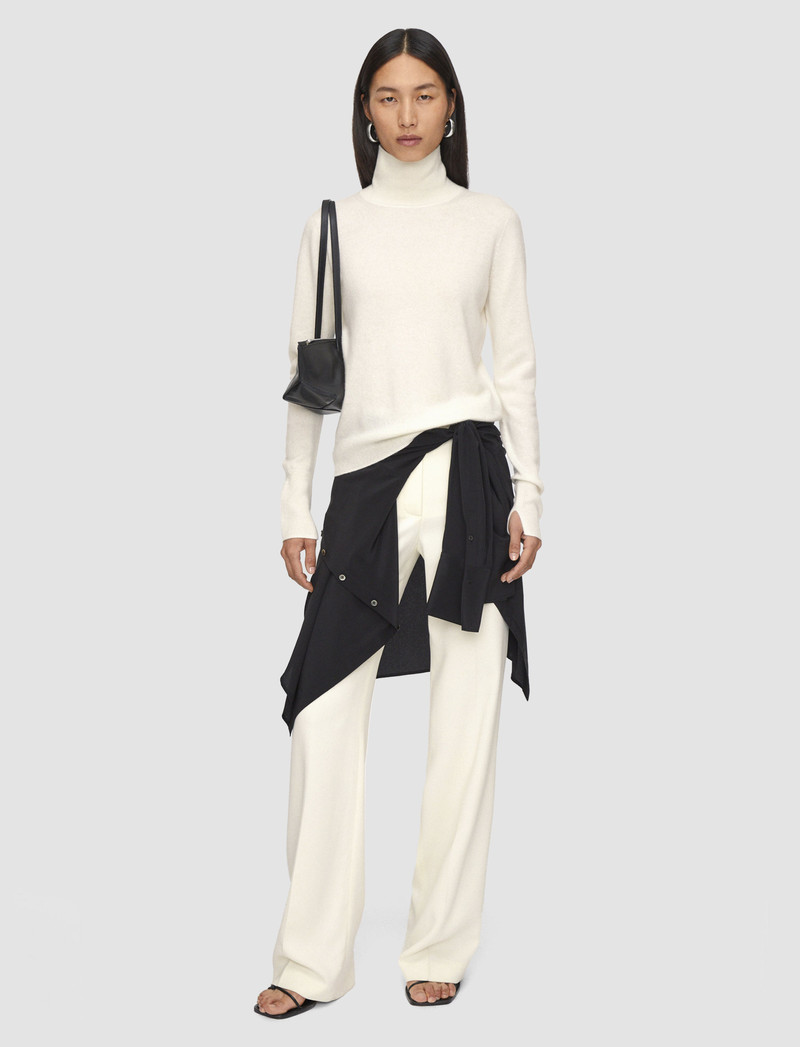 Light Pure Cashmere High Neck Jumper 3