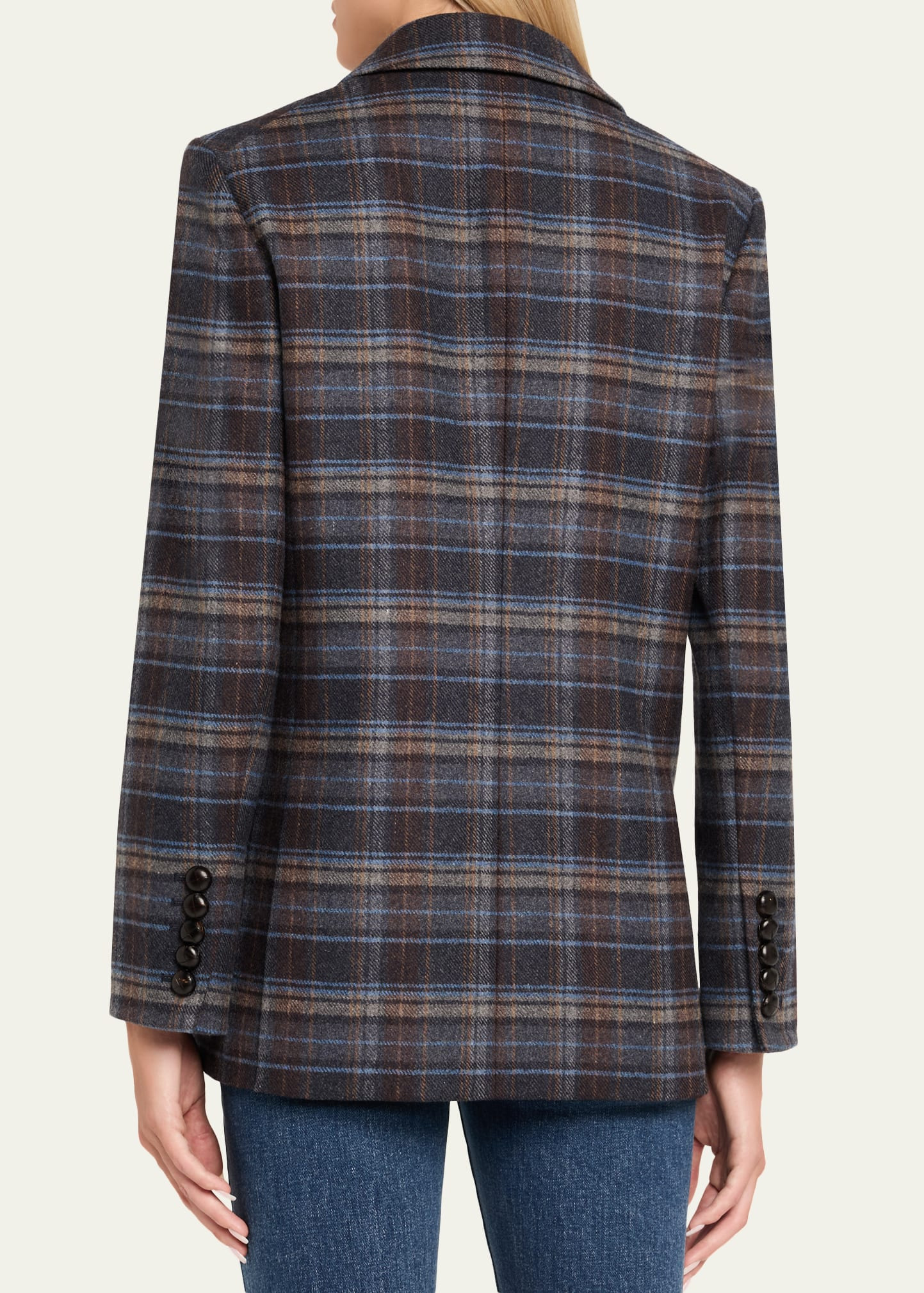 Oria Plaid Dickey Jacket - 3