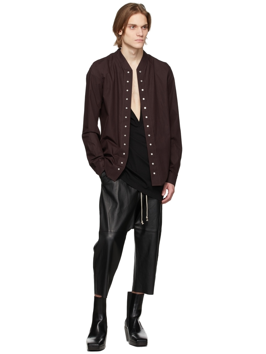 Burgundy Faun Shirt - 4