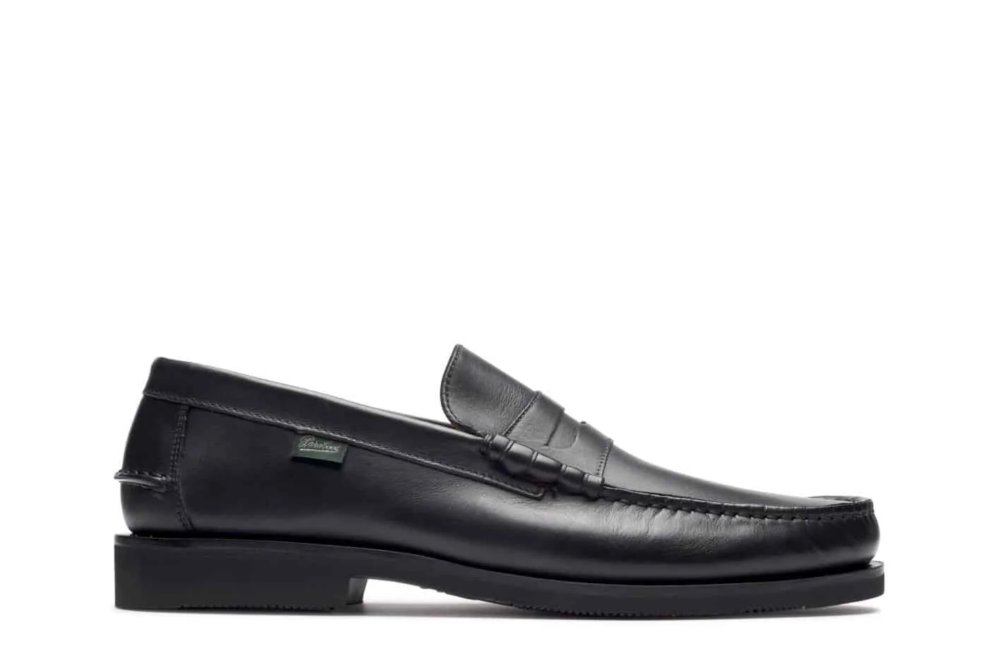 Brighton Black Silk - Rubber Sole - 1