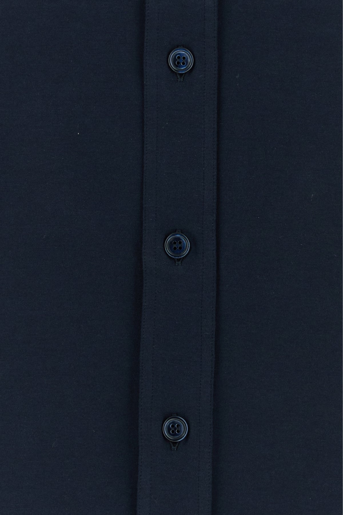 Midnight blue cotton shirt - 3