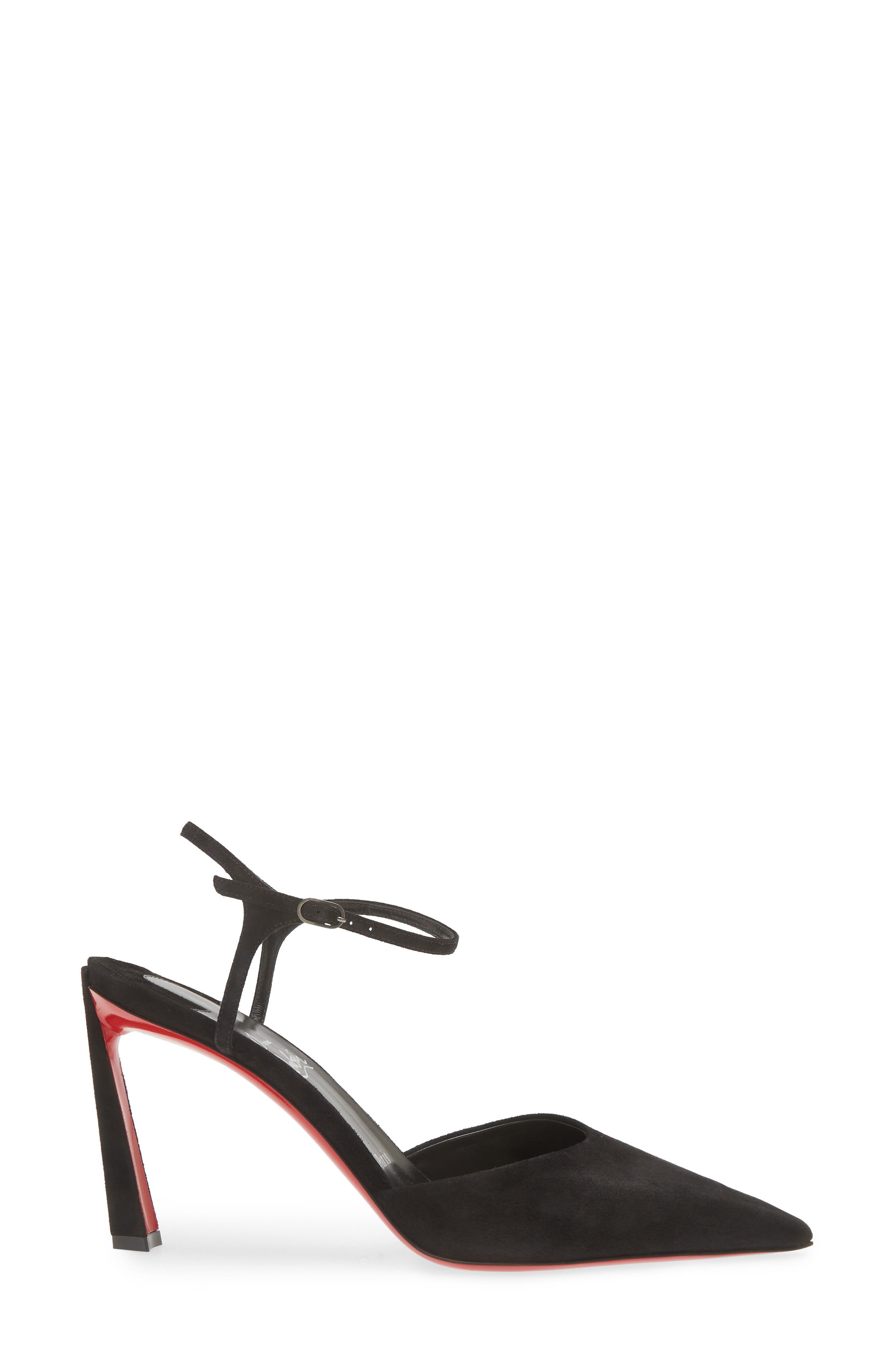 Christian Louboutin Condora Riviera Ankle Strap Pump in Black/Lin Black at Nordstrom - 3