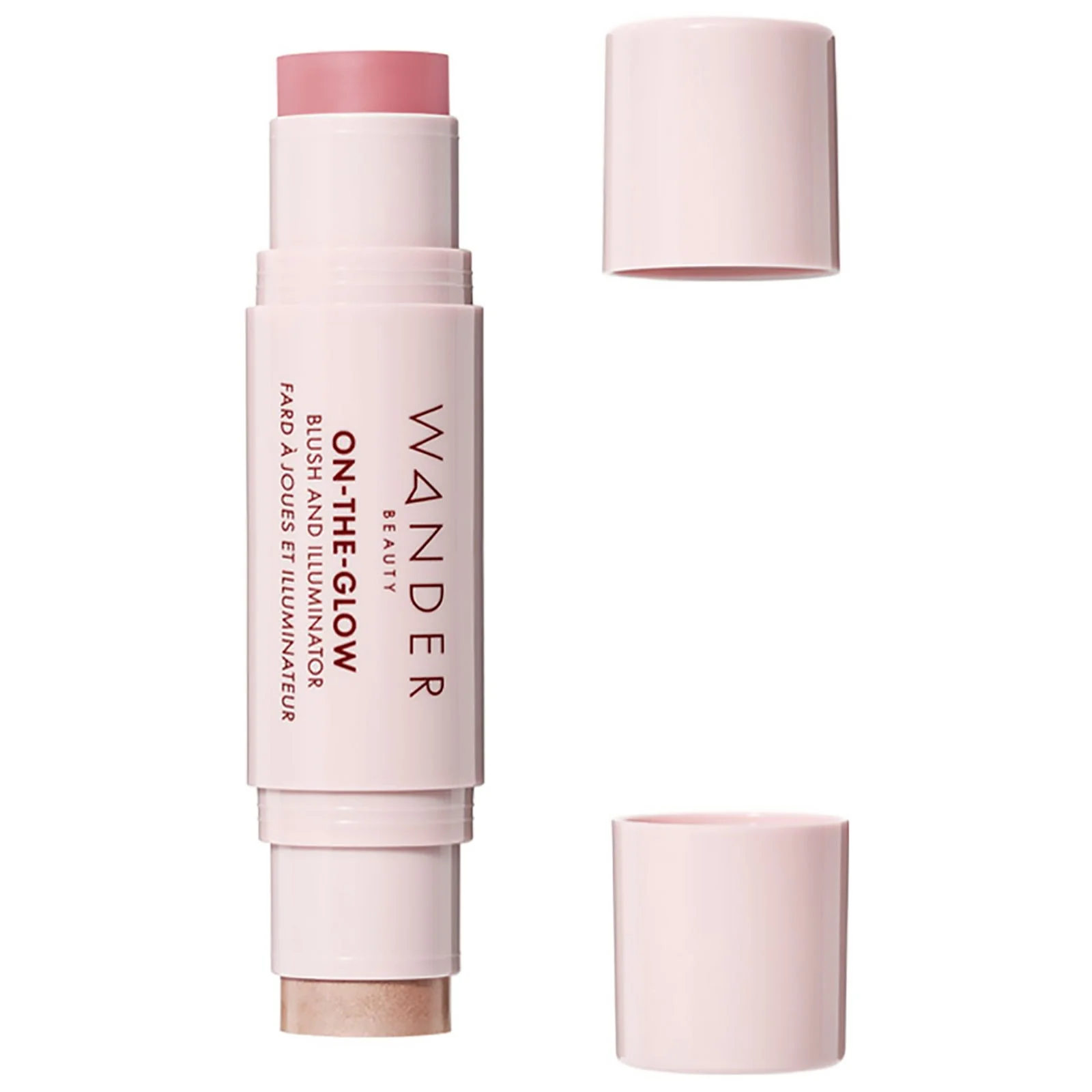 Wander Beauty On-the-Glow Blush and Illuminator - Petal Pink-Nude Glow - 1