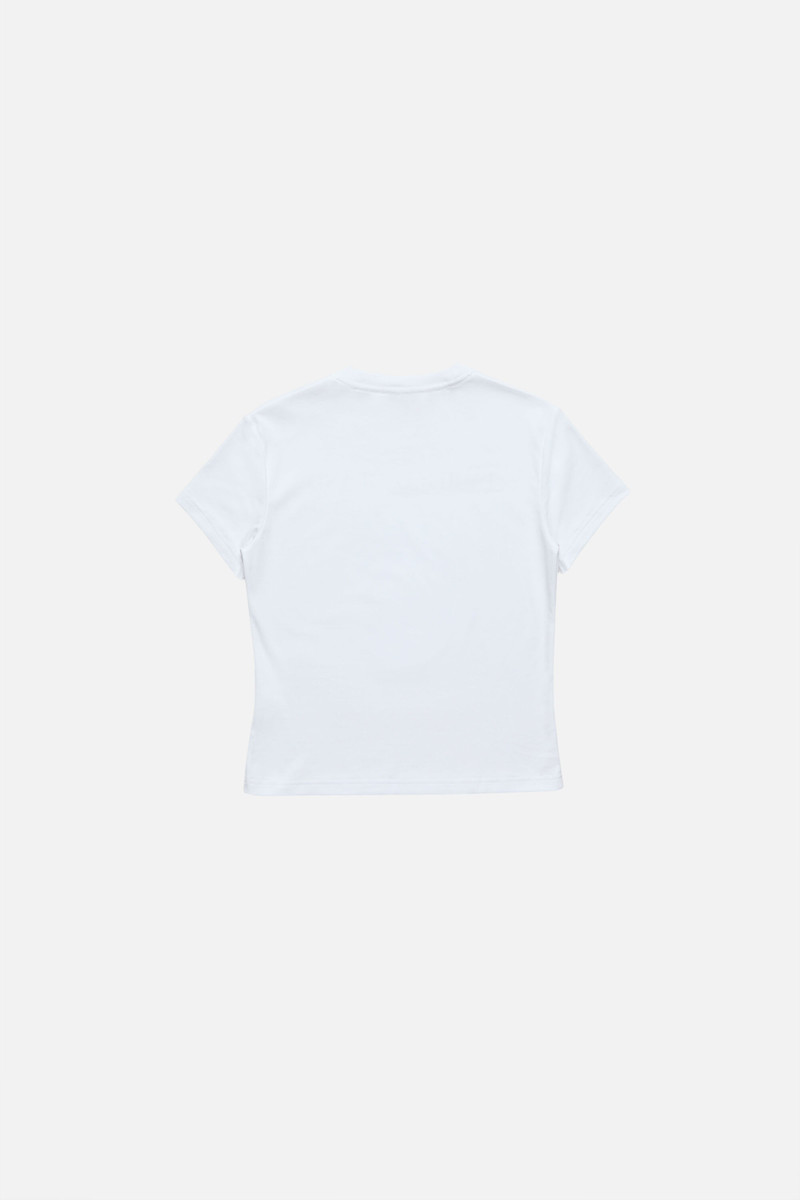 Fitted graphic t-shirt - Off white 6