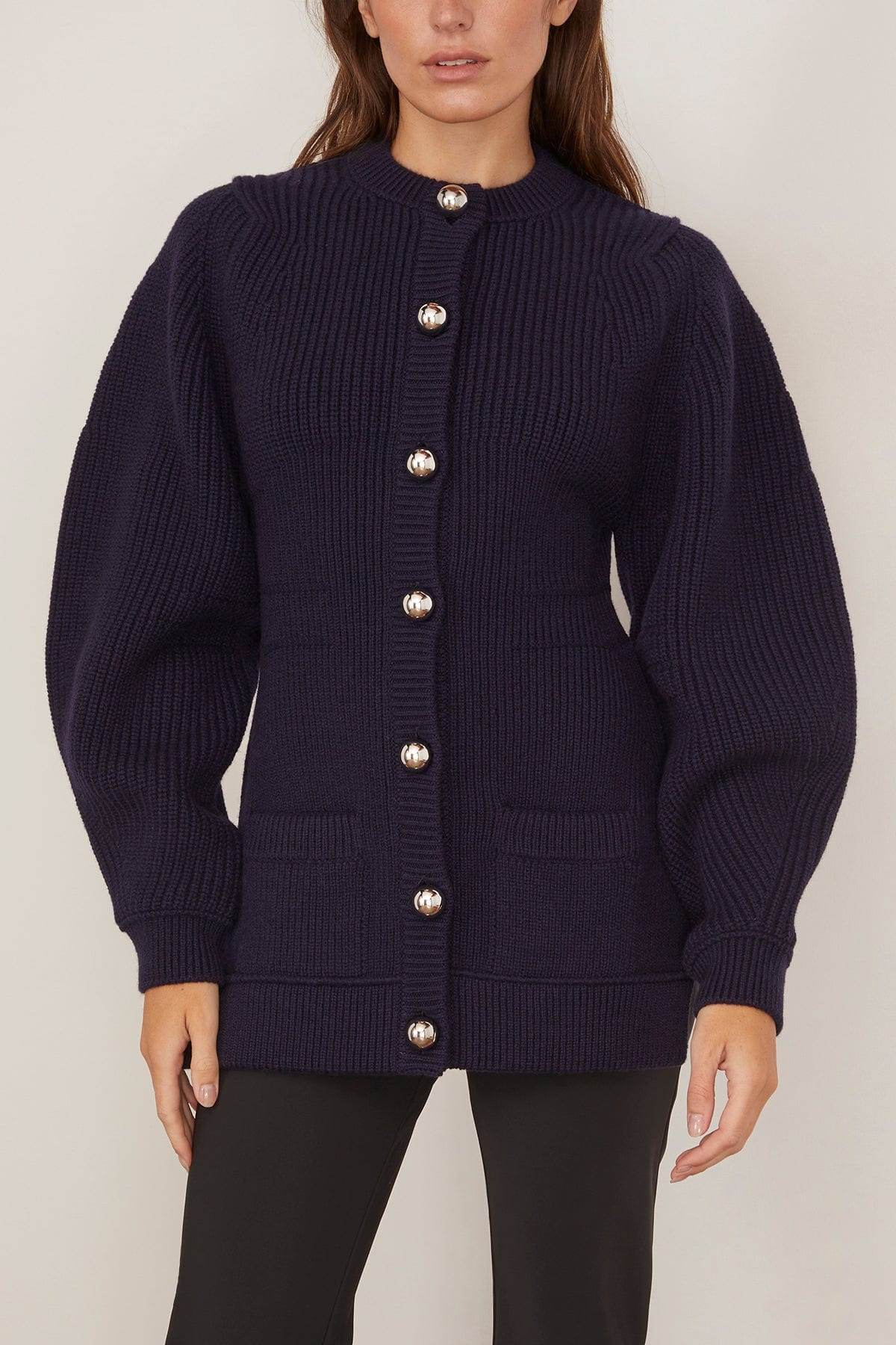 Exaggerated Sleeves Cardigan in Montana - 3