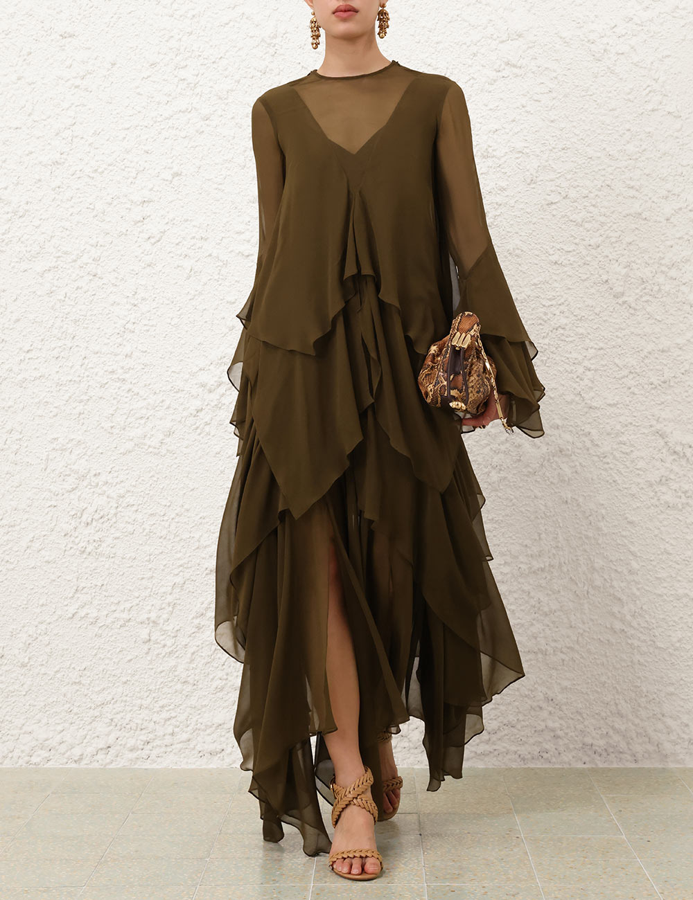 MEMENTO CASCADING MAXI DRESS - 2