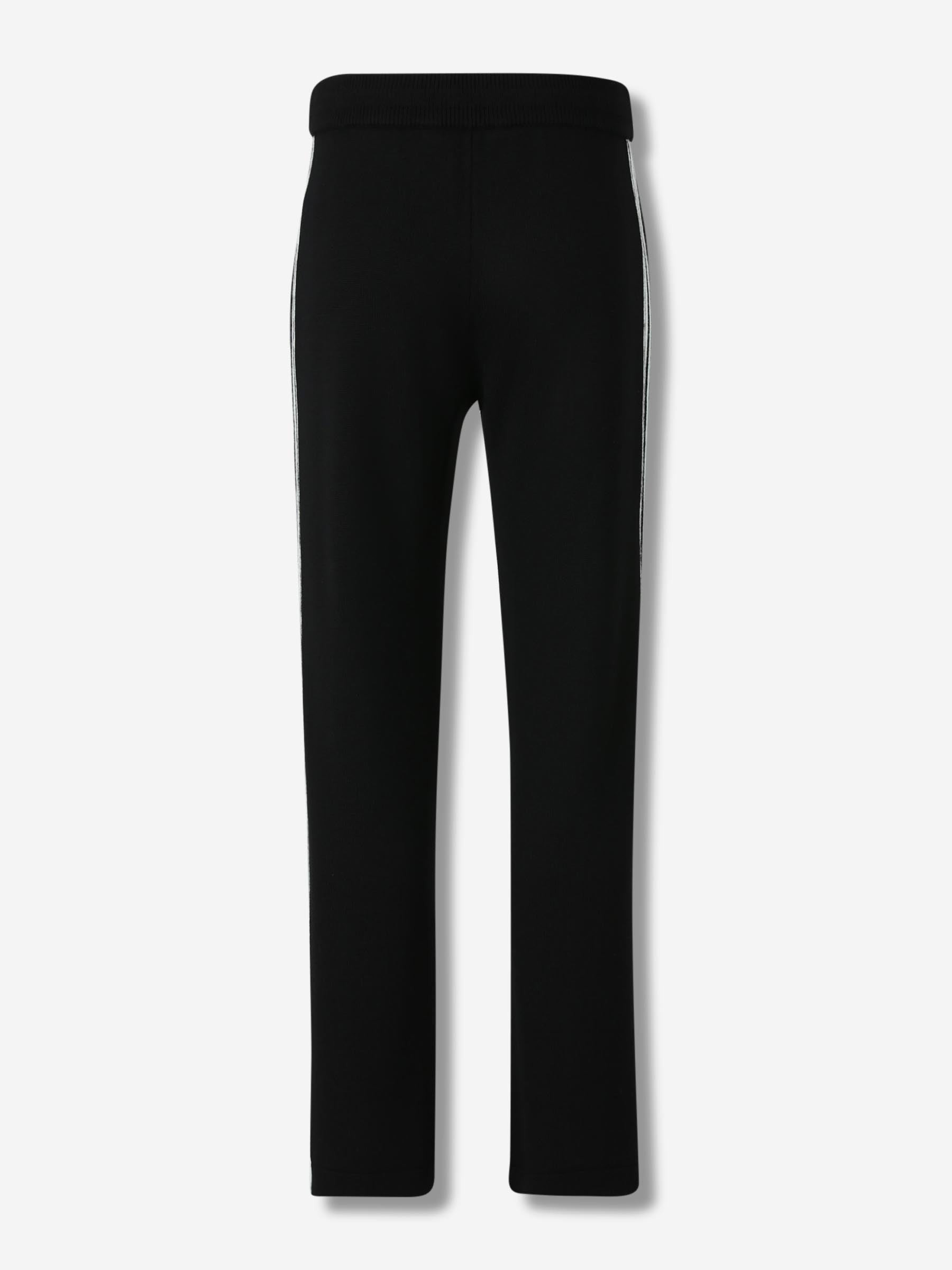 MERINO WOOL KNIT TROUSERS - 2