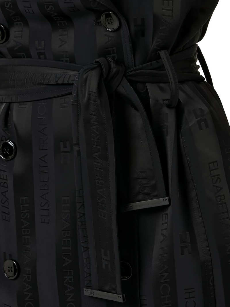 double-breasted striped trench coat 5