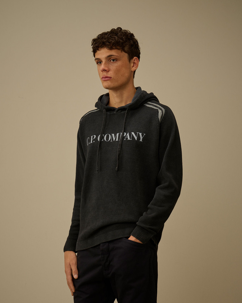 Cotton Chenille Double Dyed Hooded Sweater 3
