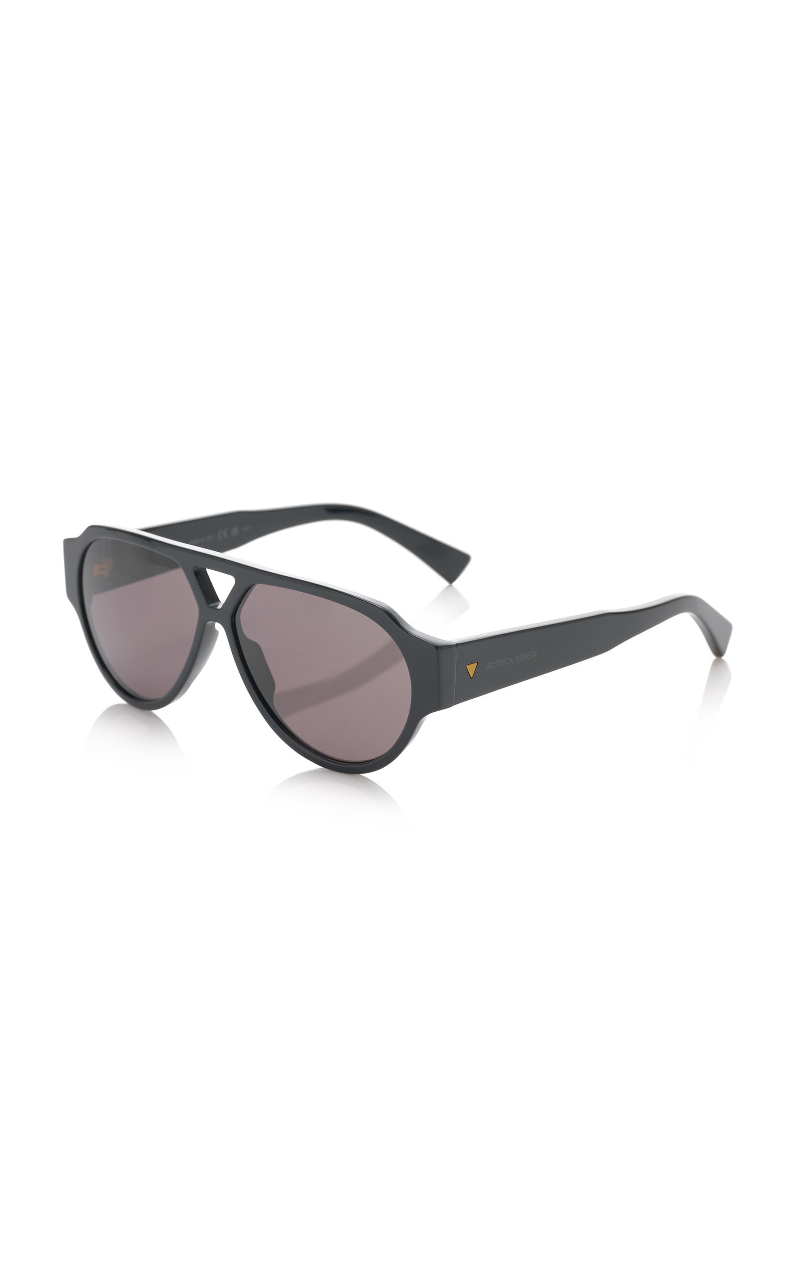 Aviator-Frame Acetate Sunglasses black - 3