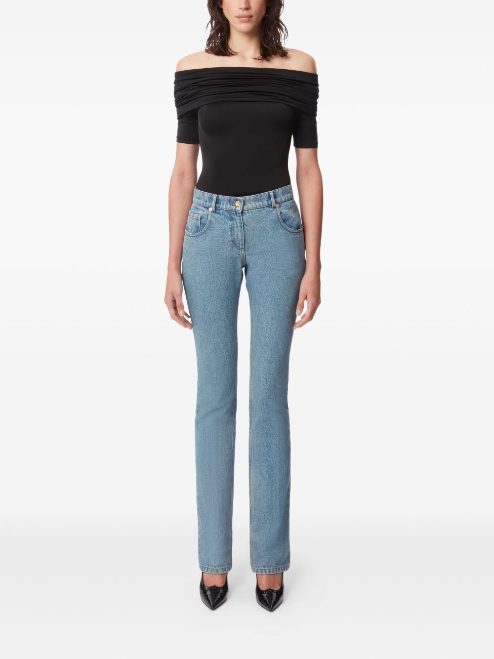 straight-leg jeans - 2