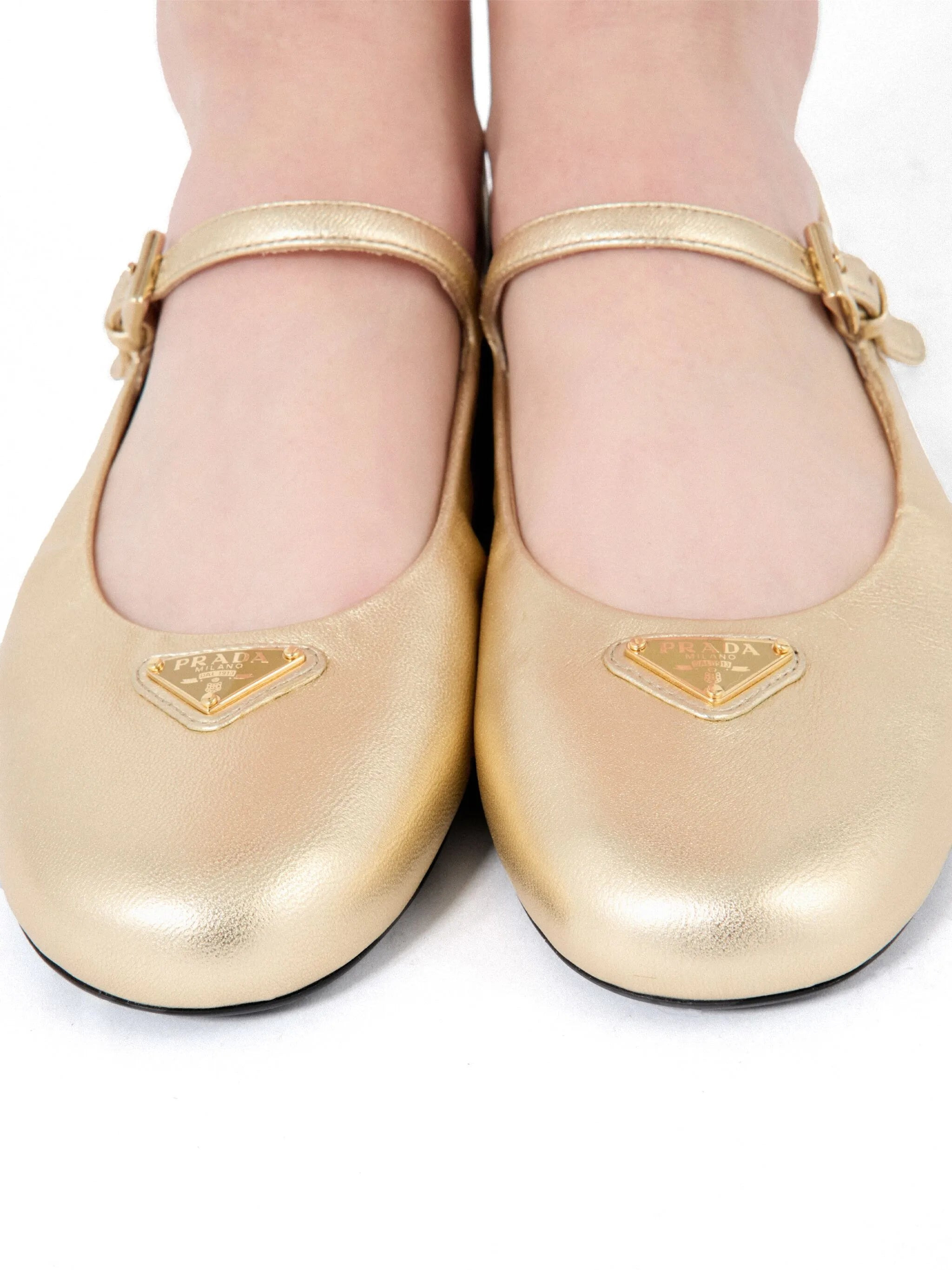 leather ballerina shoes - 6
