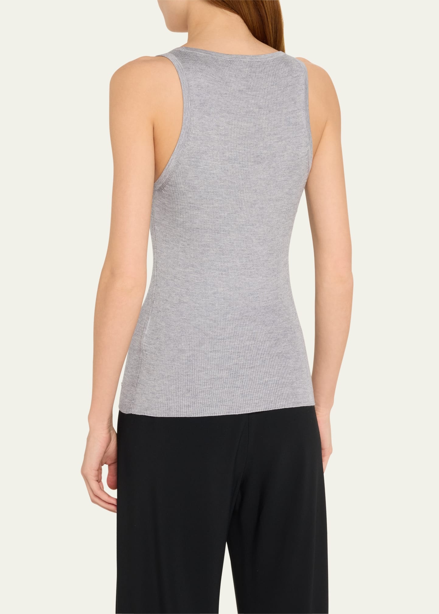 Kioni Silk and Cashmere Scoop-Neck Tank Top - 3