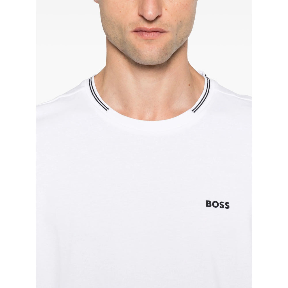 Boss White T-Shirts & Vests - T-Shirts Men - 3