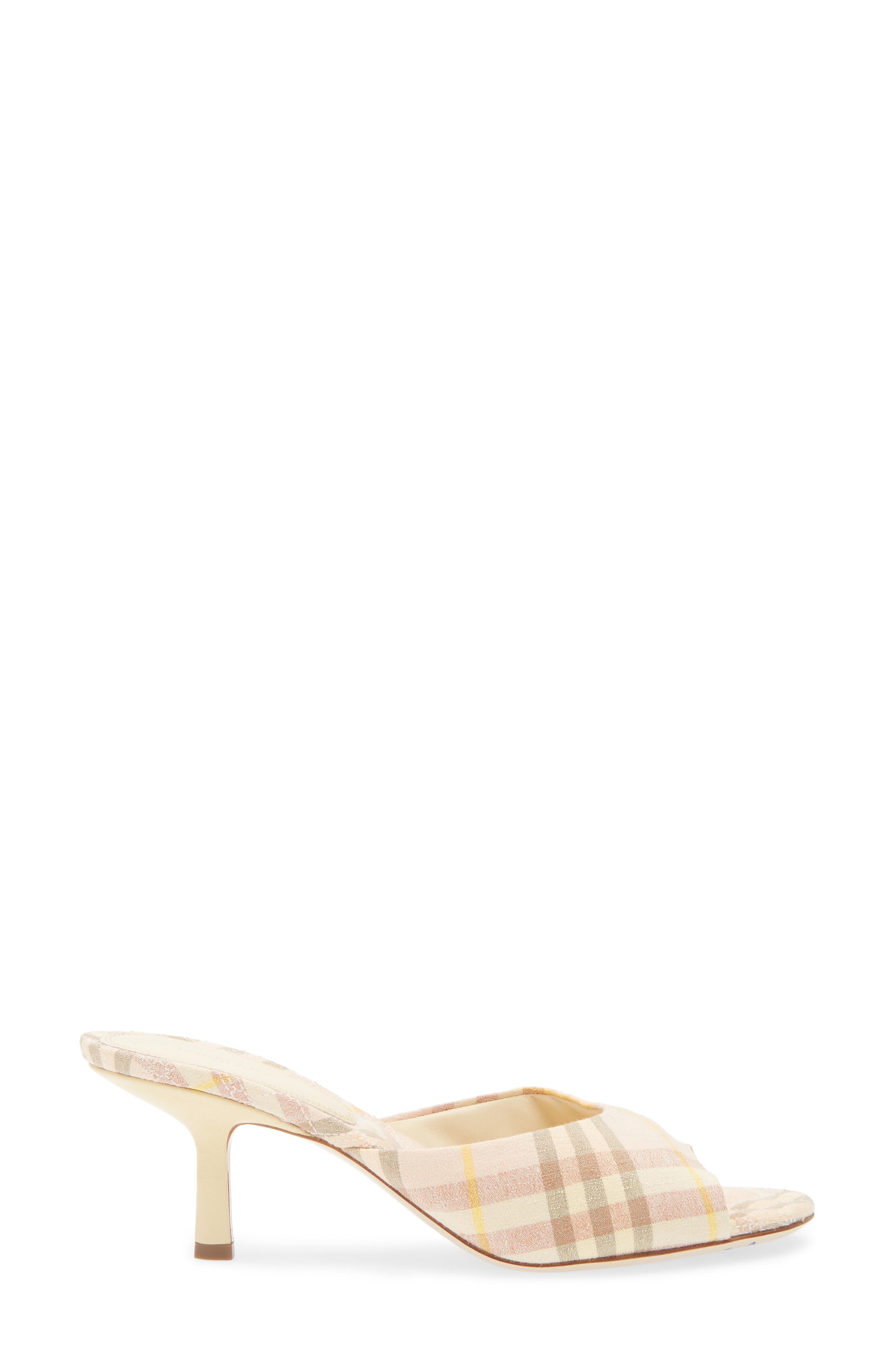 burberry Mews Check Slide Sandal in Teacup Ip Check at Nordstrom - 3
