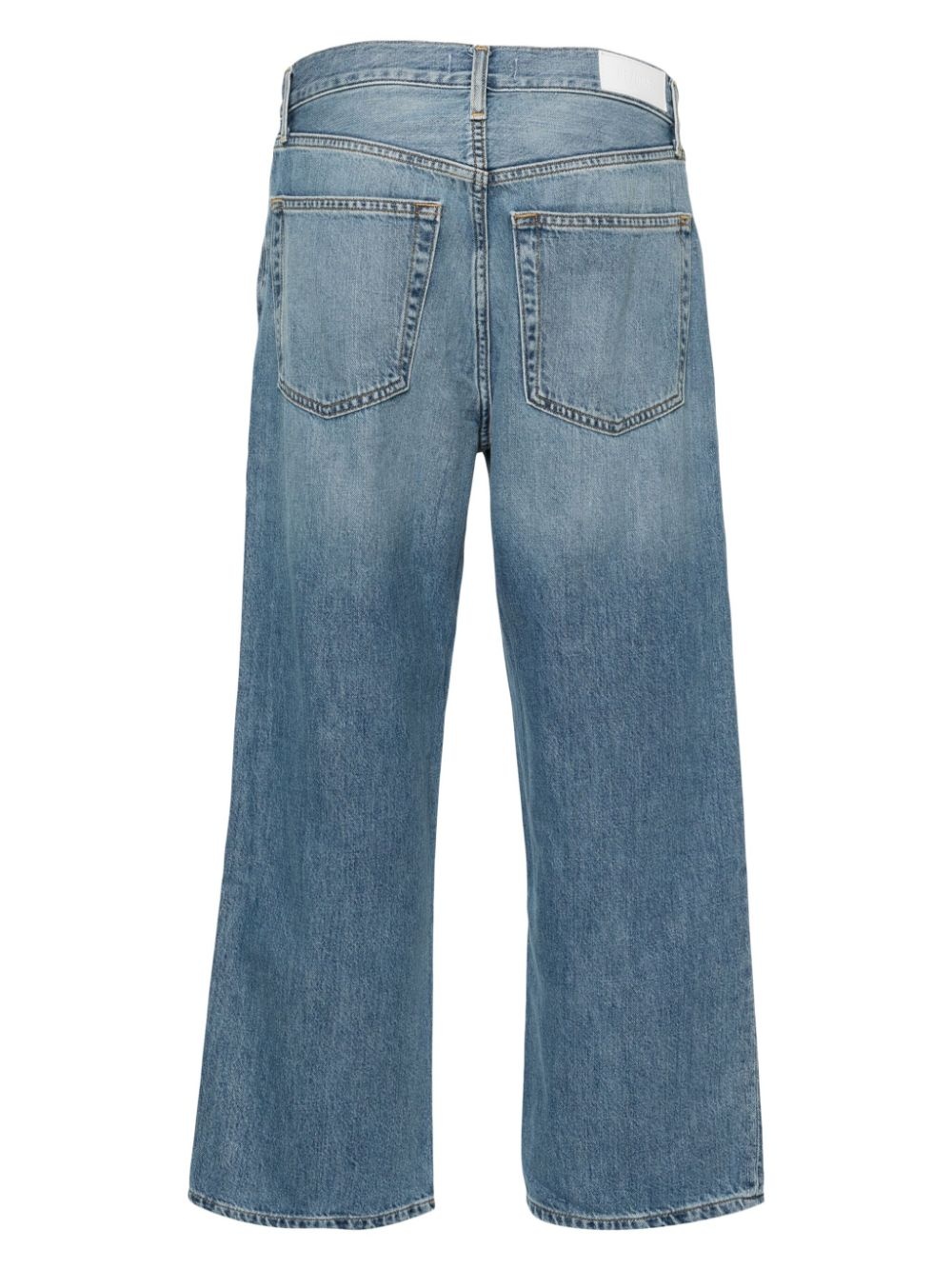 mid-rise cropped jeans - 2