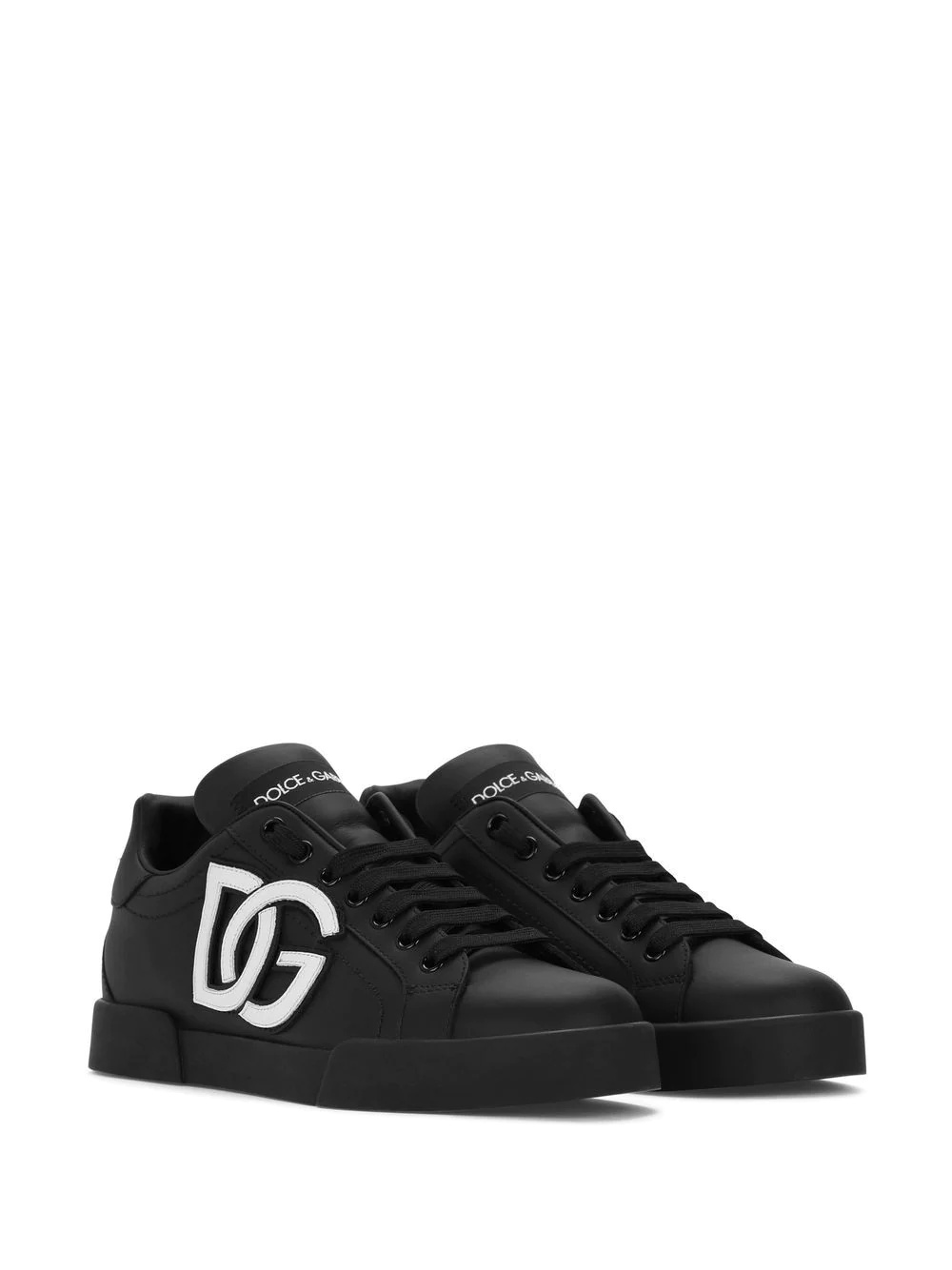 Portofino logo-patch lace-up sneakers - 2