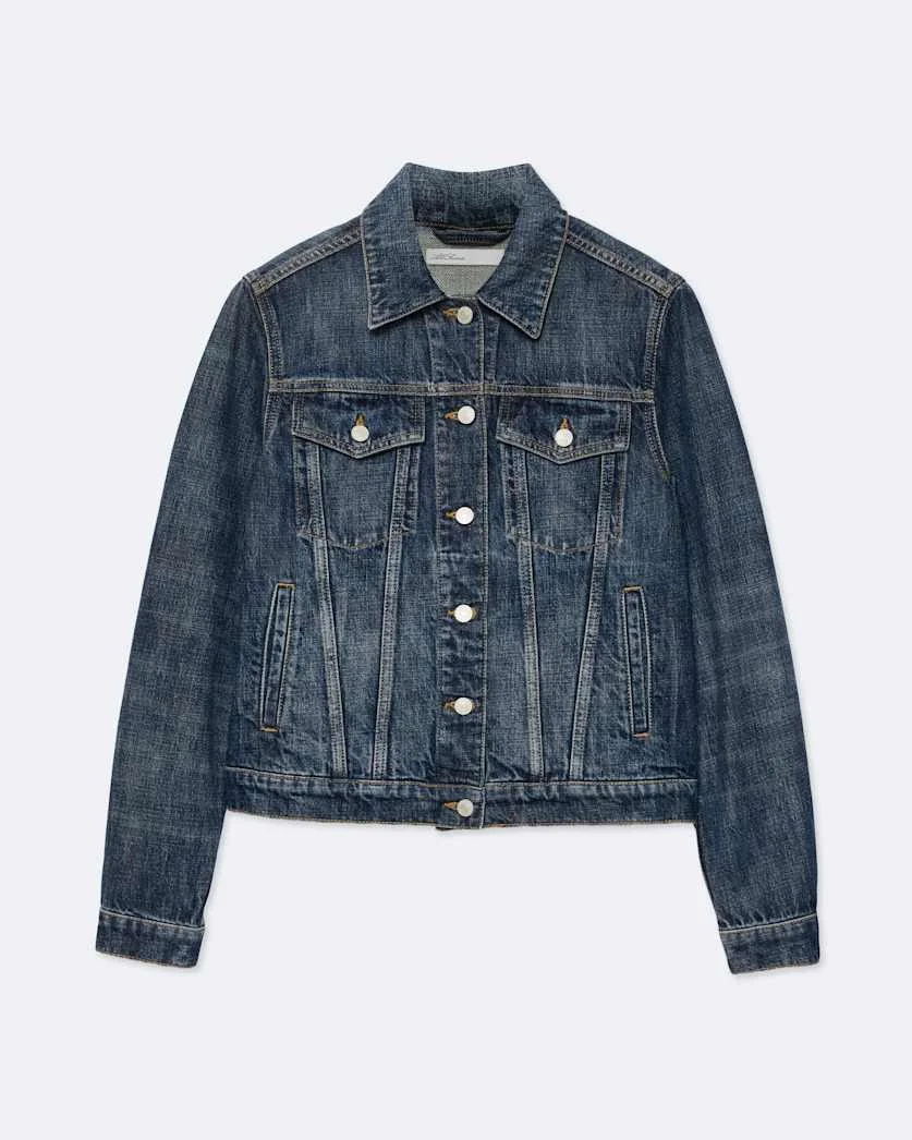 REGULAR-FIT DENIM TRUCKER JACKET - 1