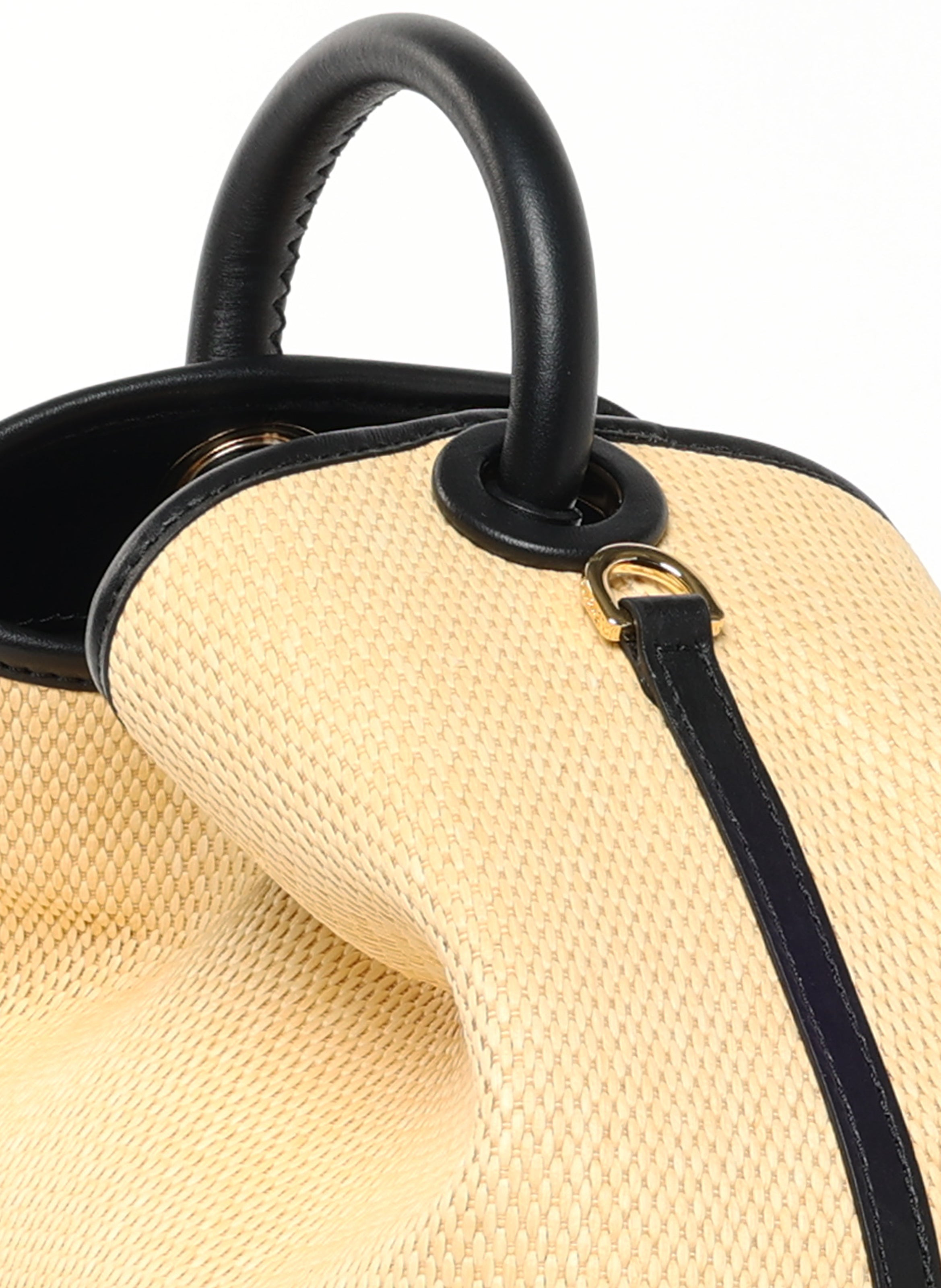 Raisin Raffia/Leather Natural/Black - 5